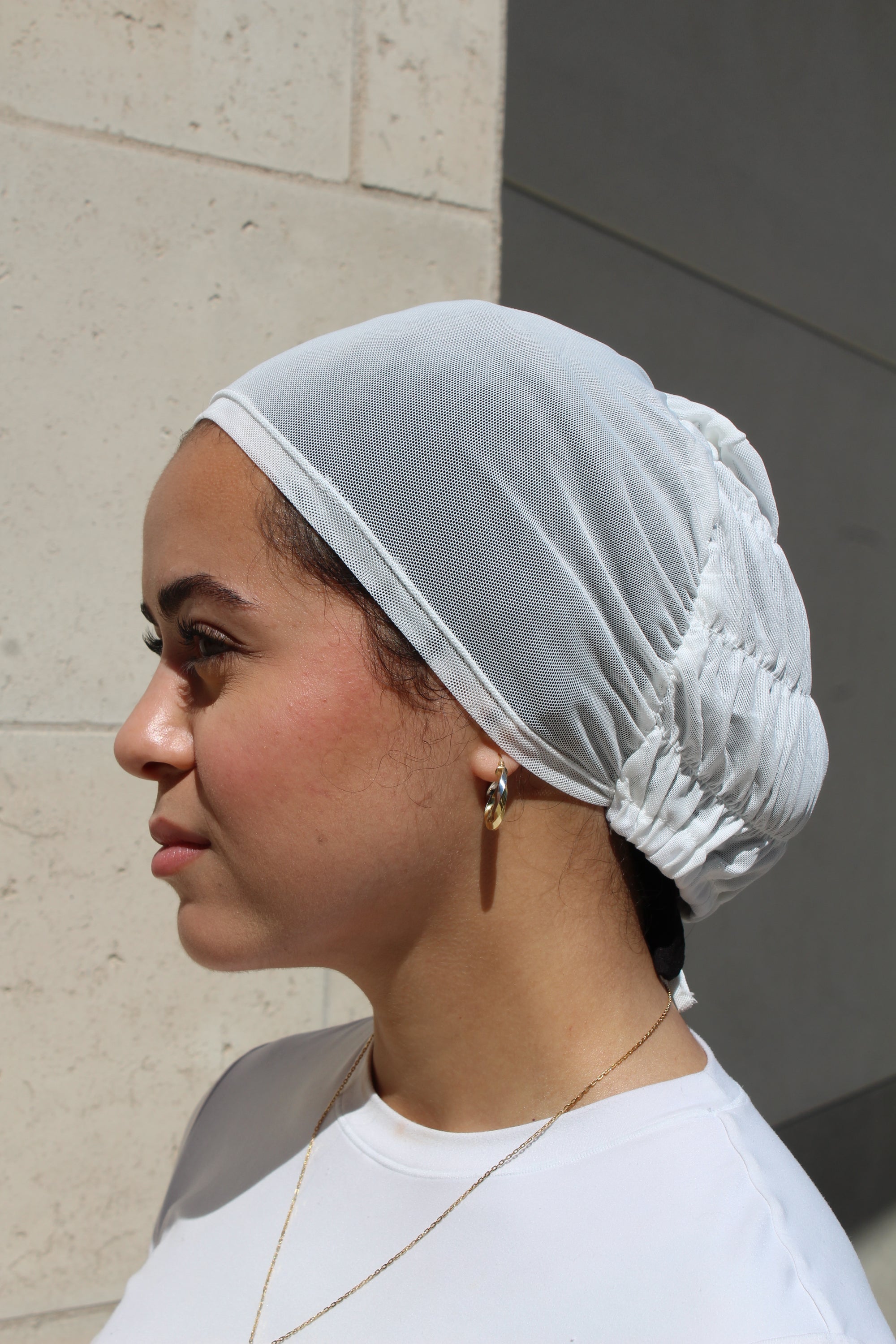 White Mesh Undercap