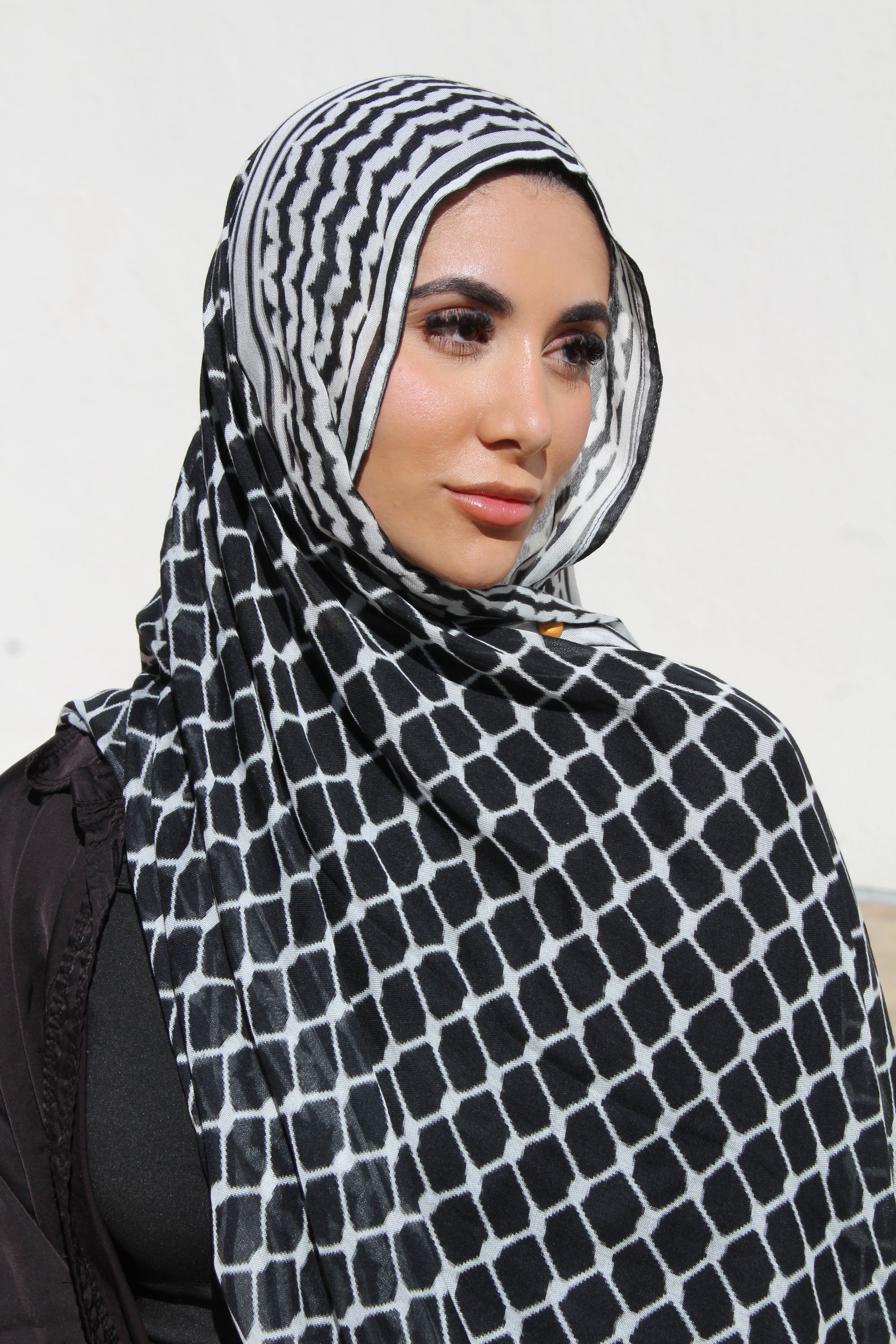 Black Kuffiyeh Scarf