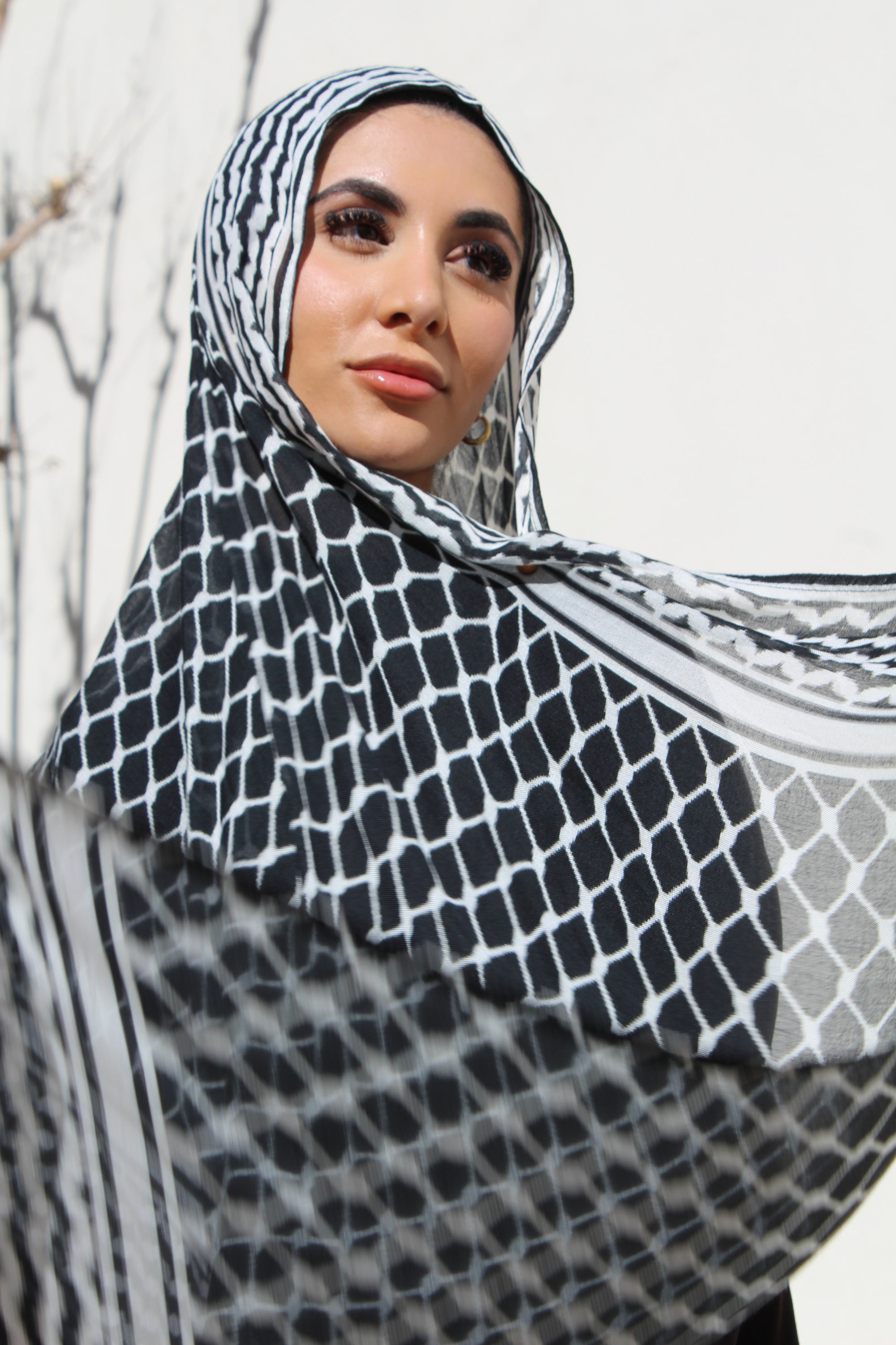Black Kuffiyeh Scarf