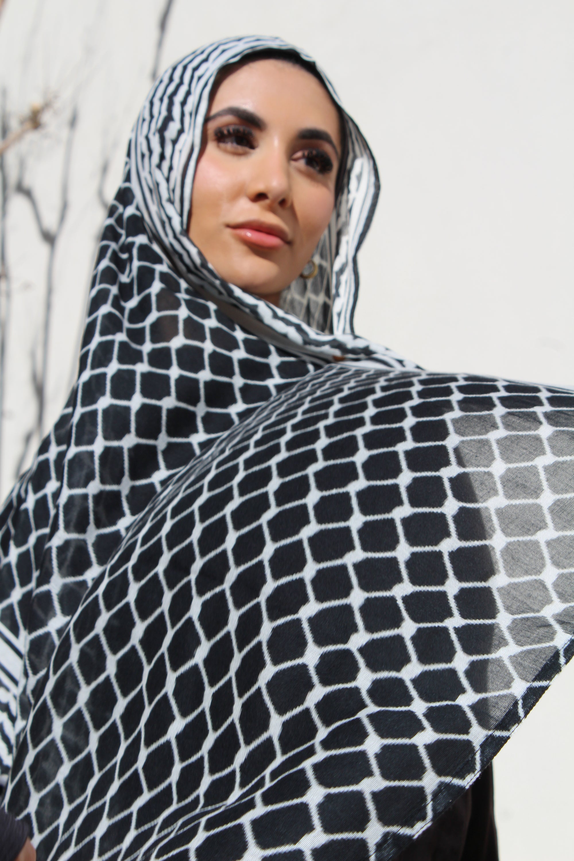 Black Kuffiyeh Scarf