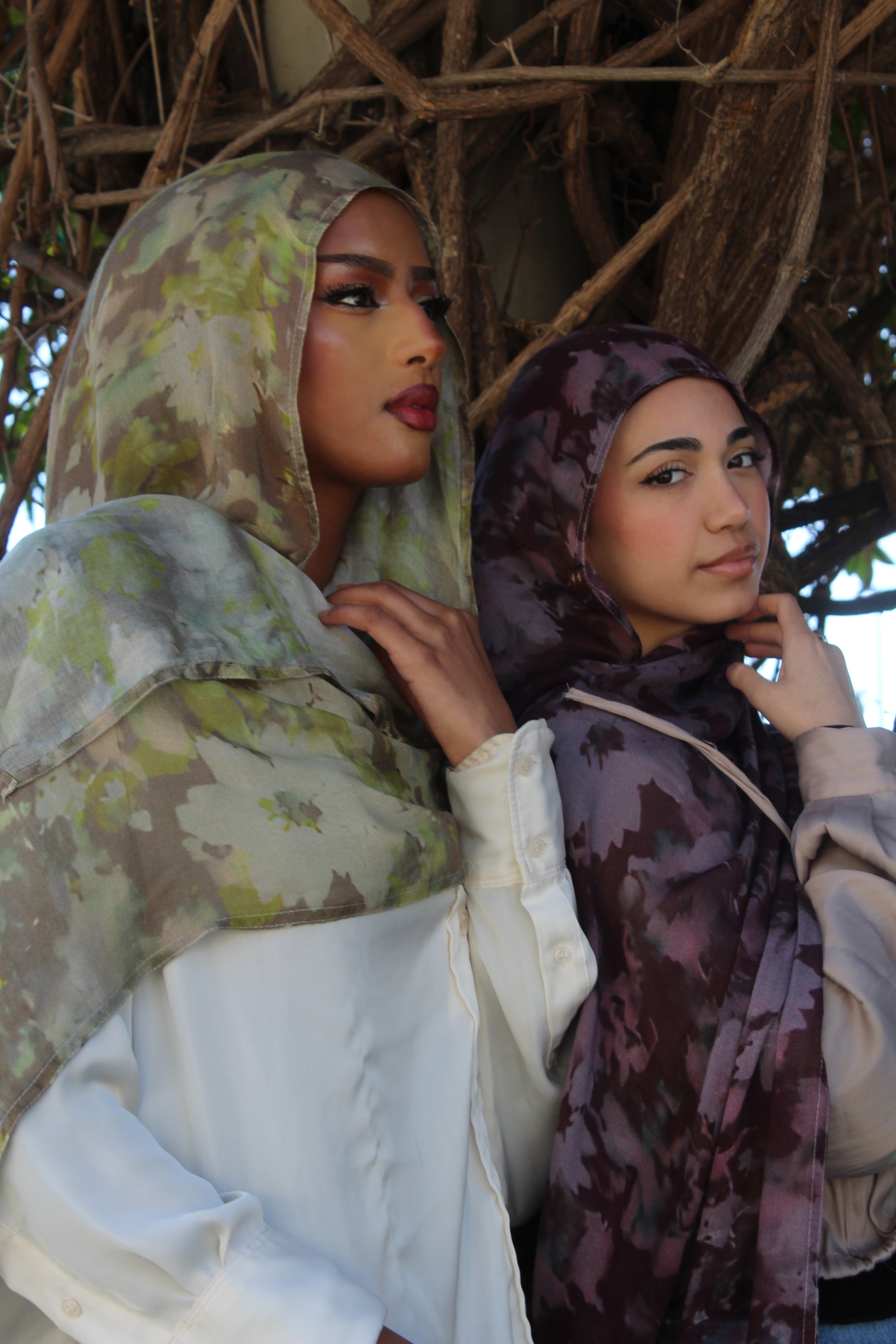 Olive Blossom Scarf