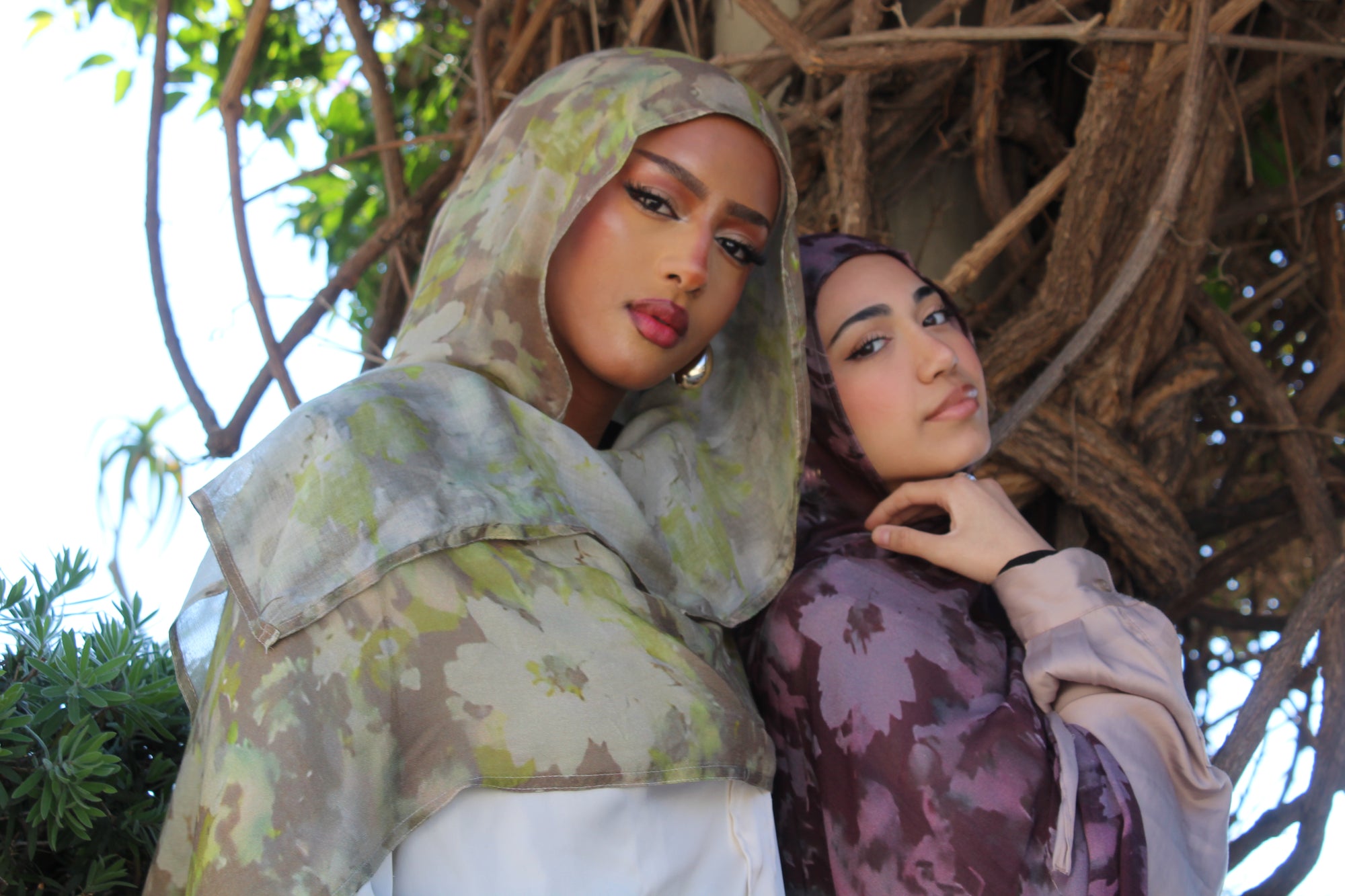 Olive Blossom Scarf