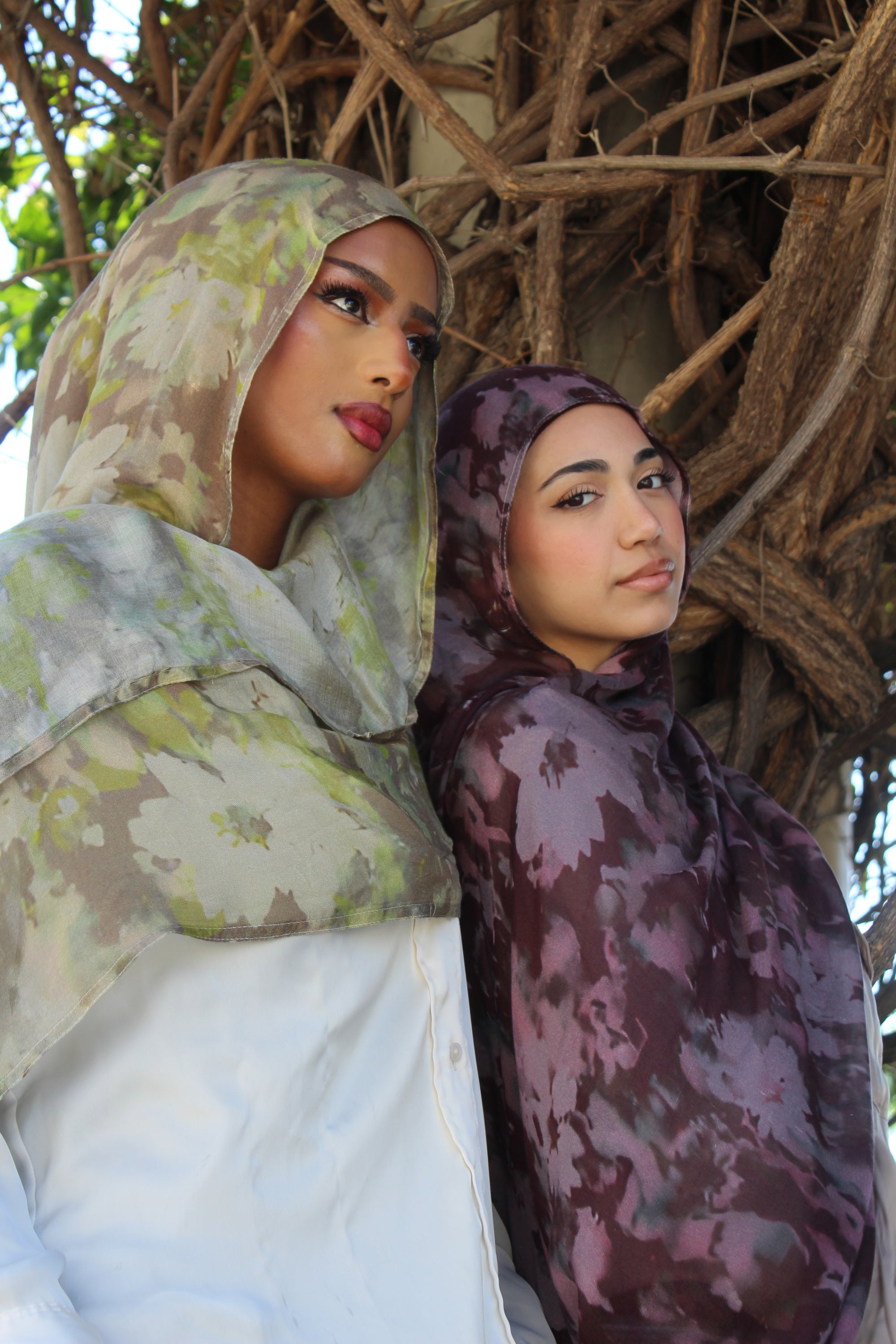 Olive Blossom Scarf