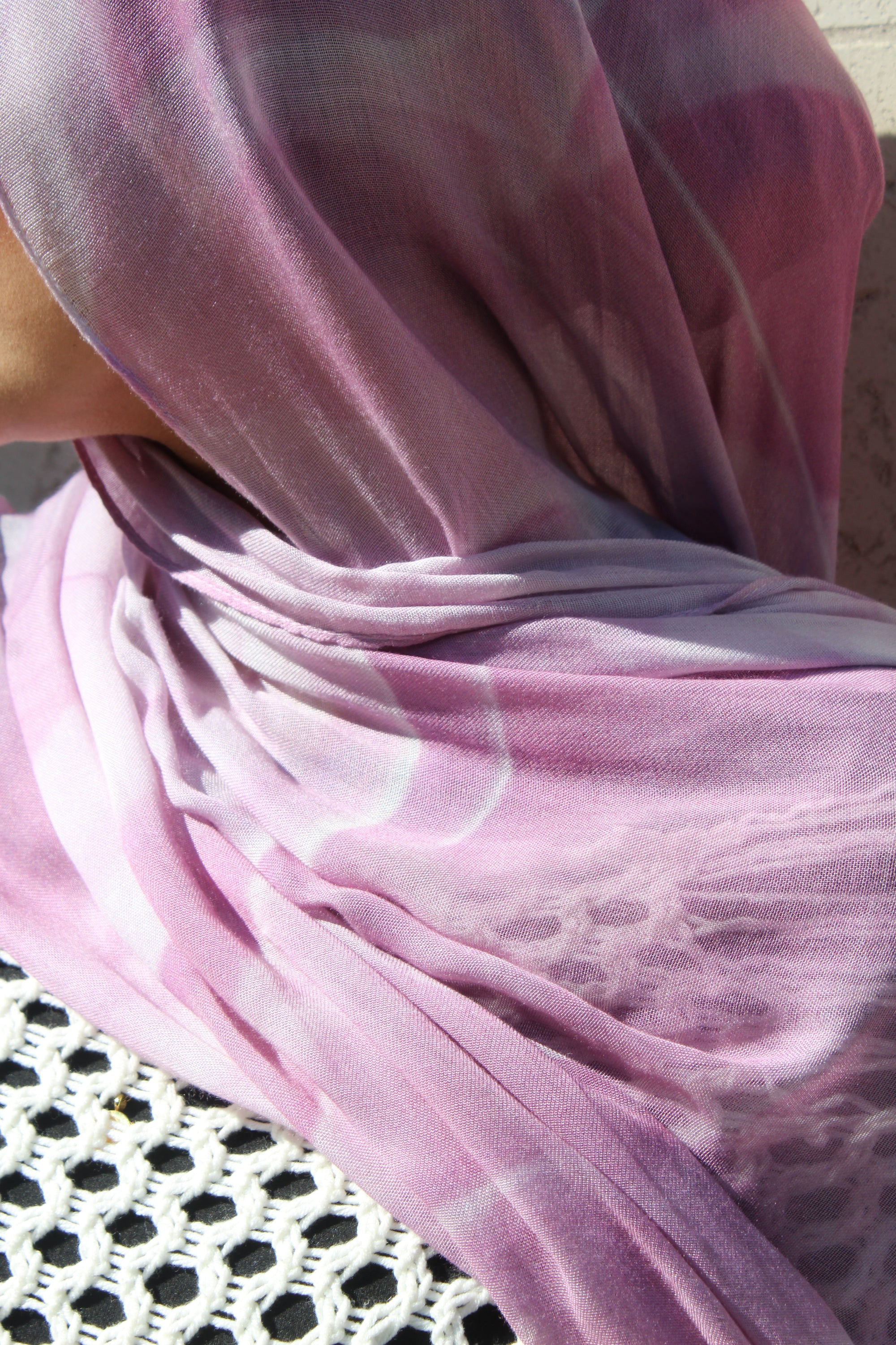 Orchid Smoke Scarf