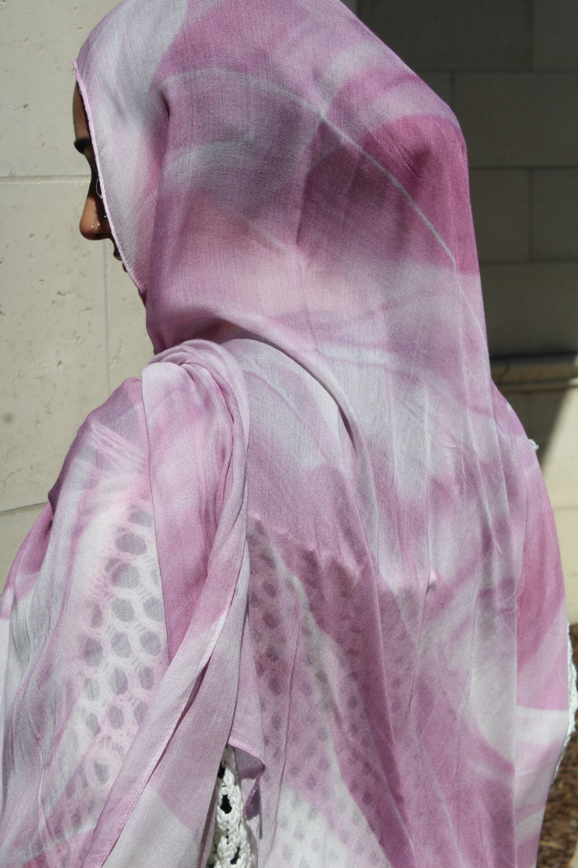 Orchid Smoke Scarf