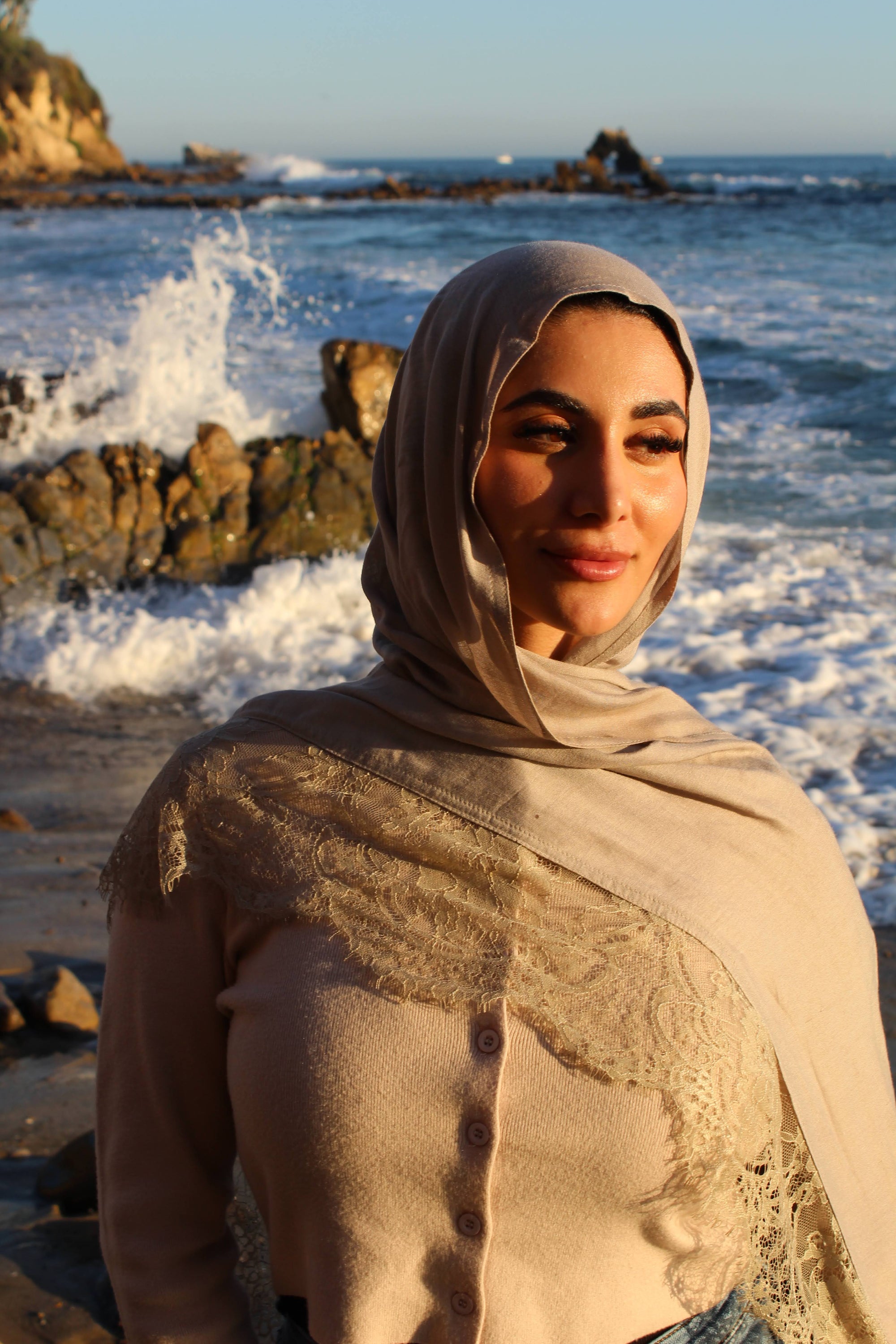Truffle Lace Scarf