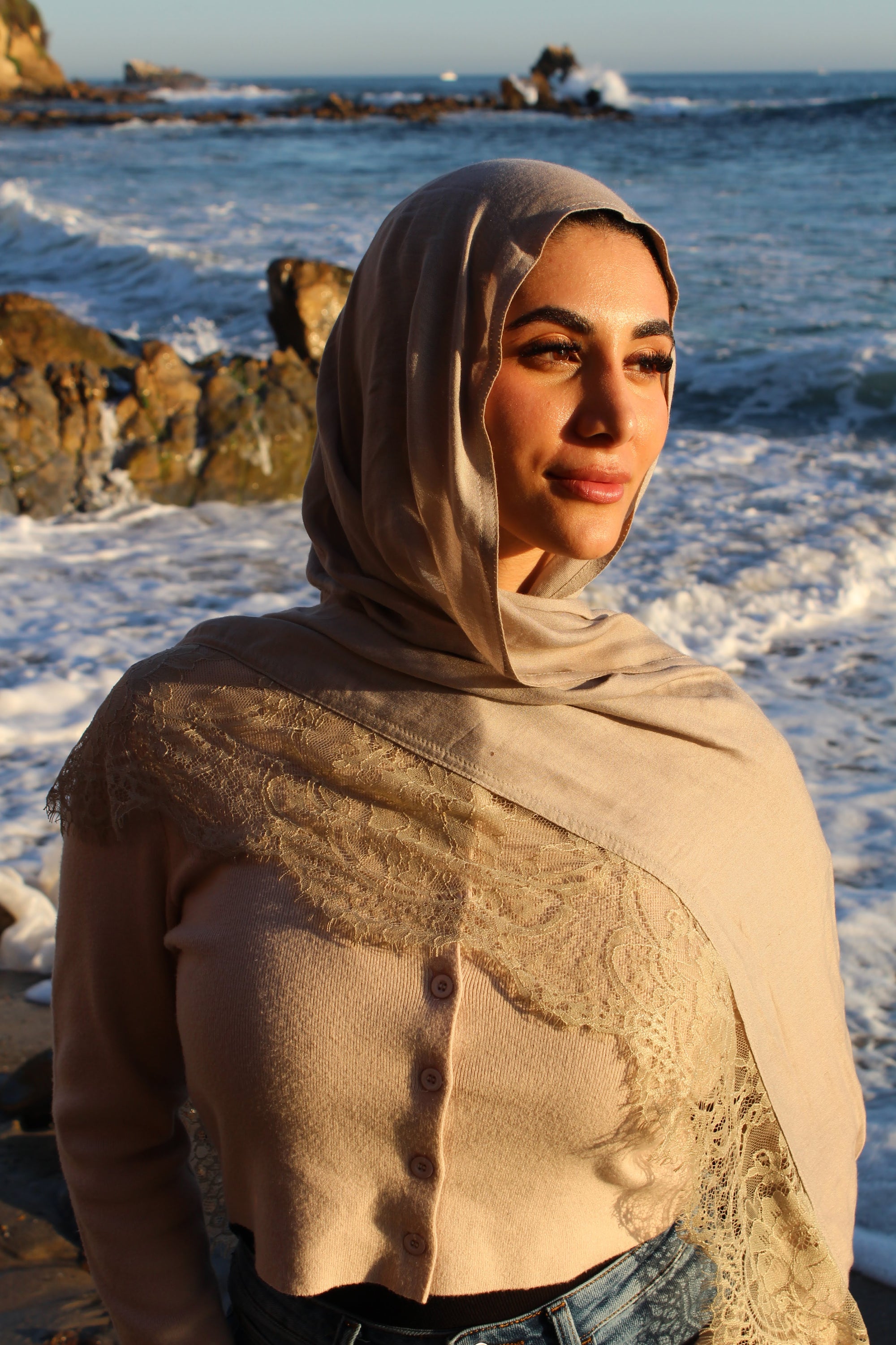 Truffle Lace Scarf