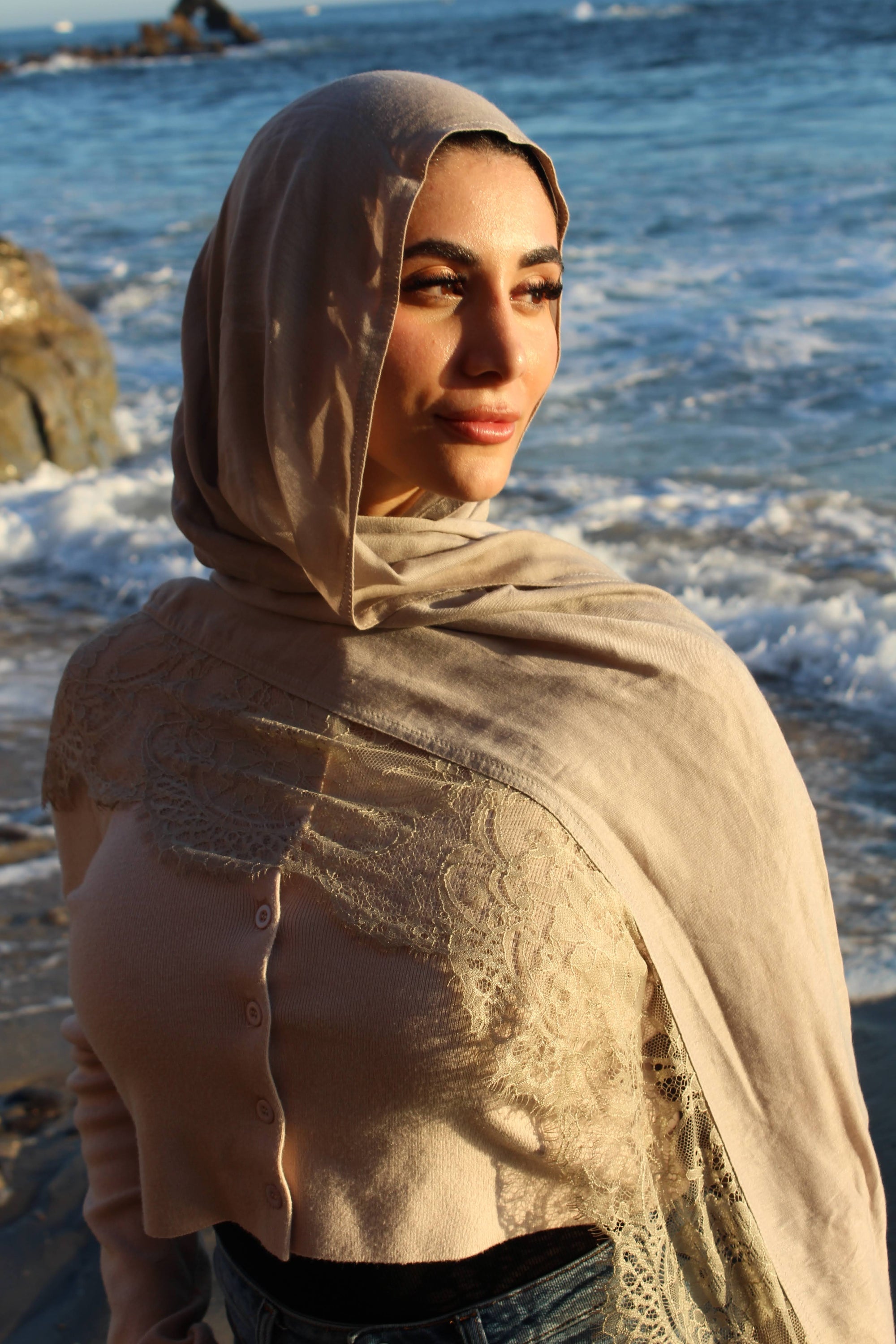 Truffle Lace Scarf