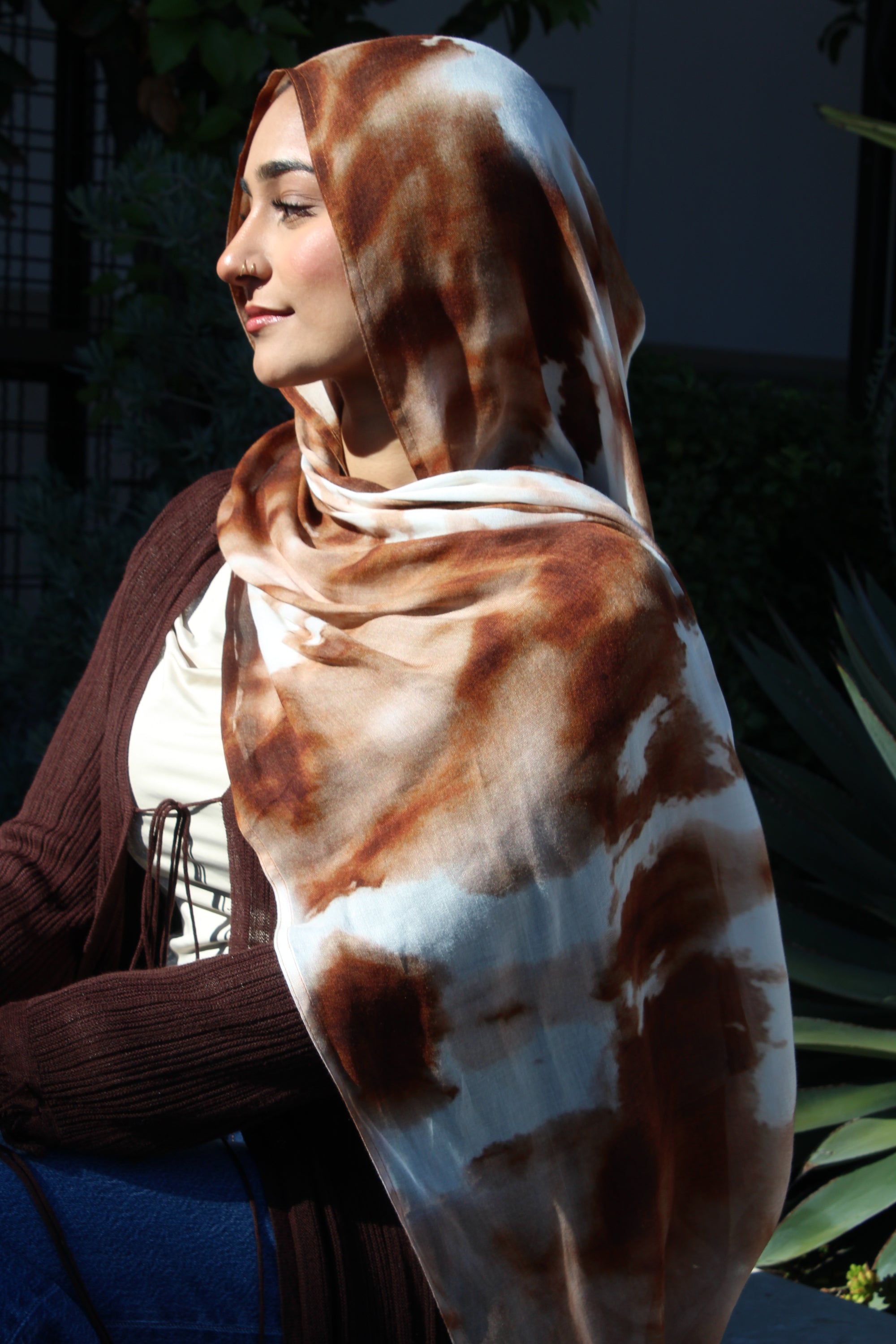 Burnt Petal Scarf