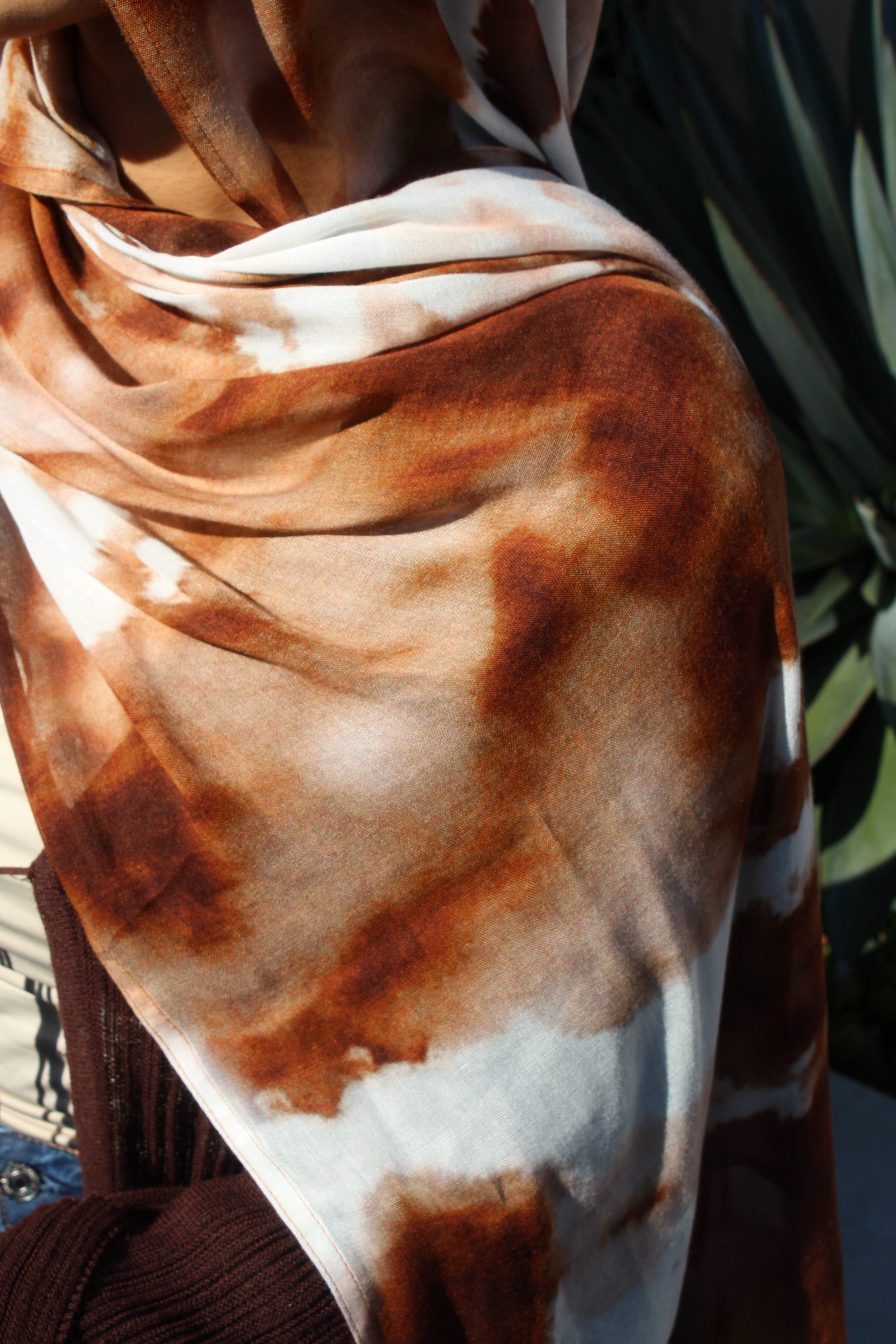 Burnt Petal Scarf