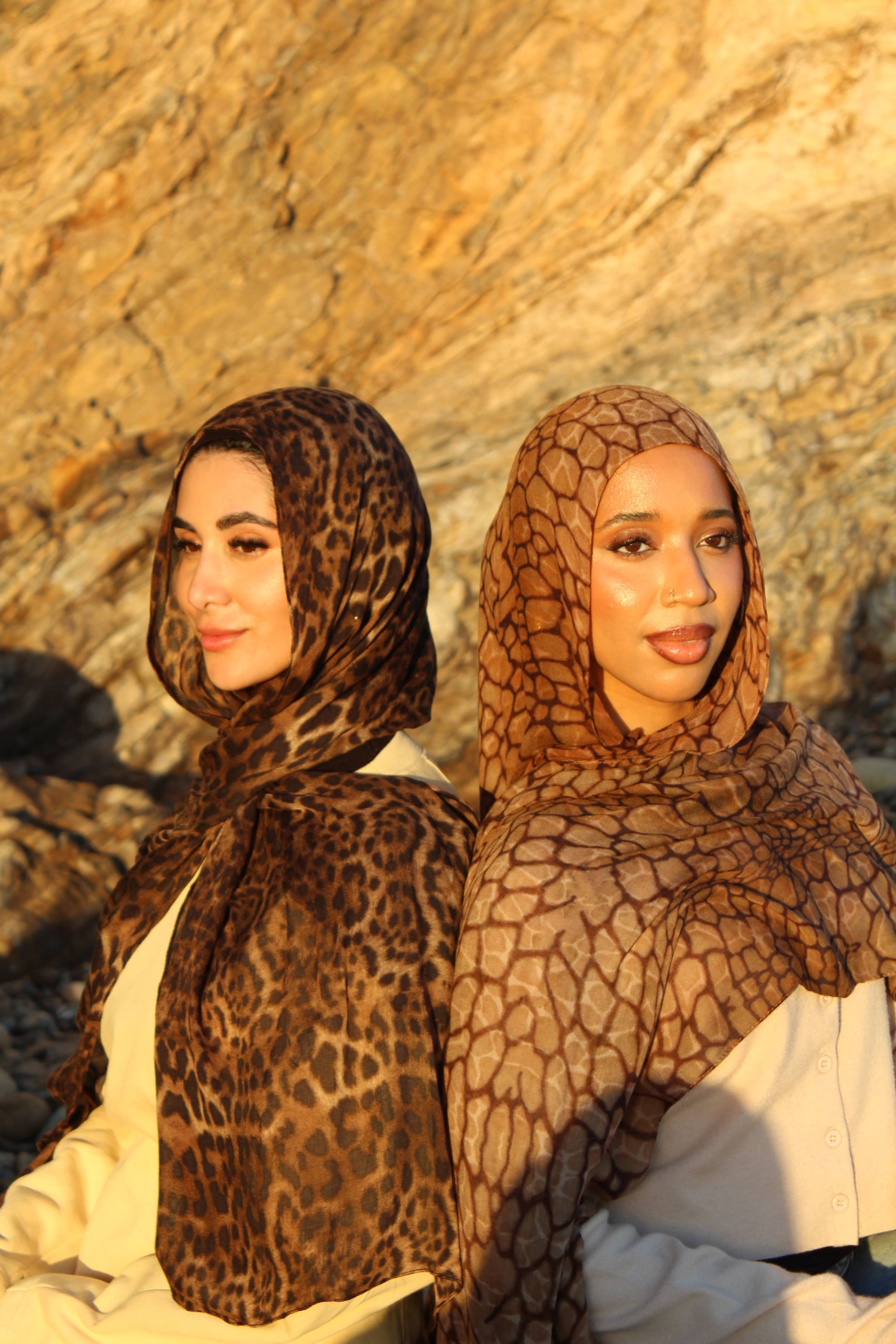 Amara Leopard Scarf