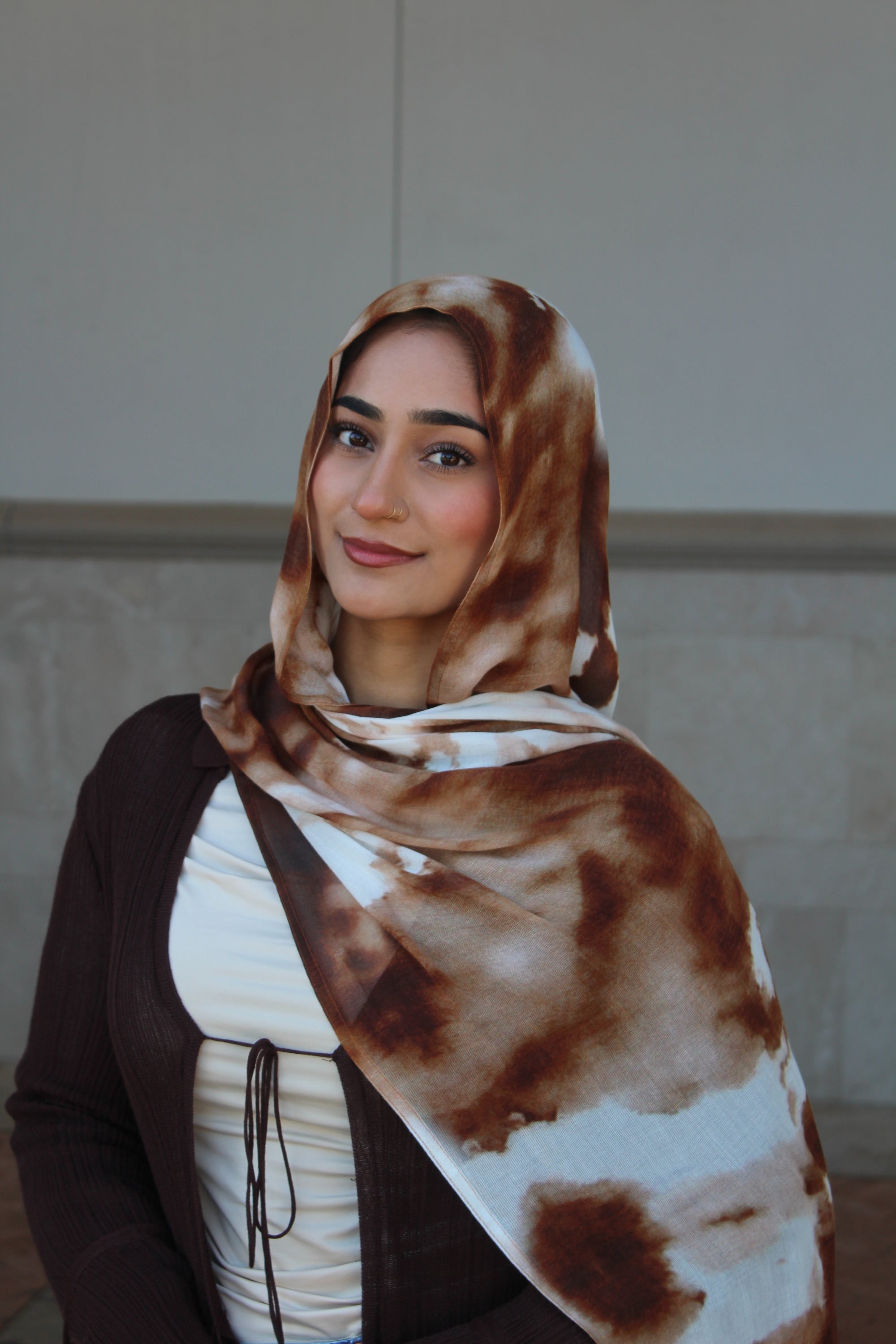 Burnt Petal Scarf