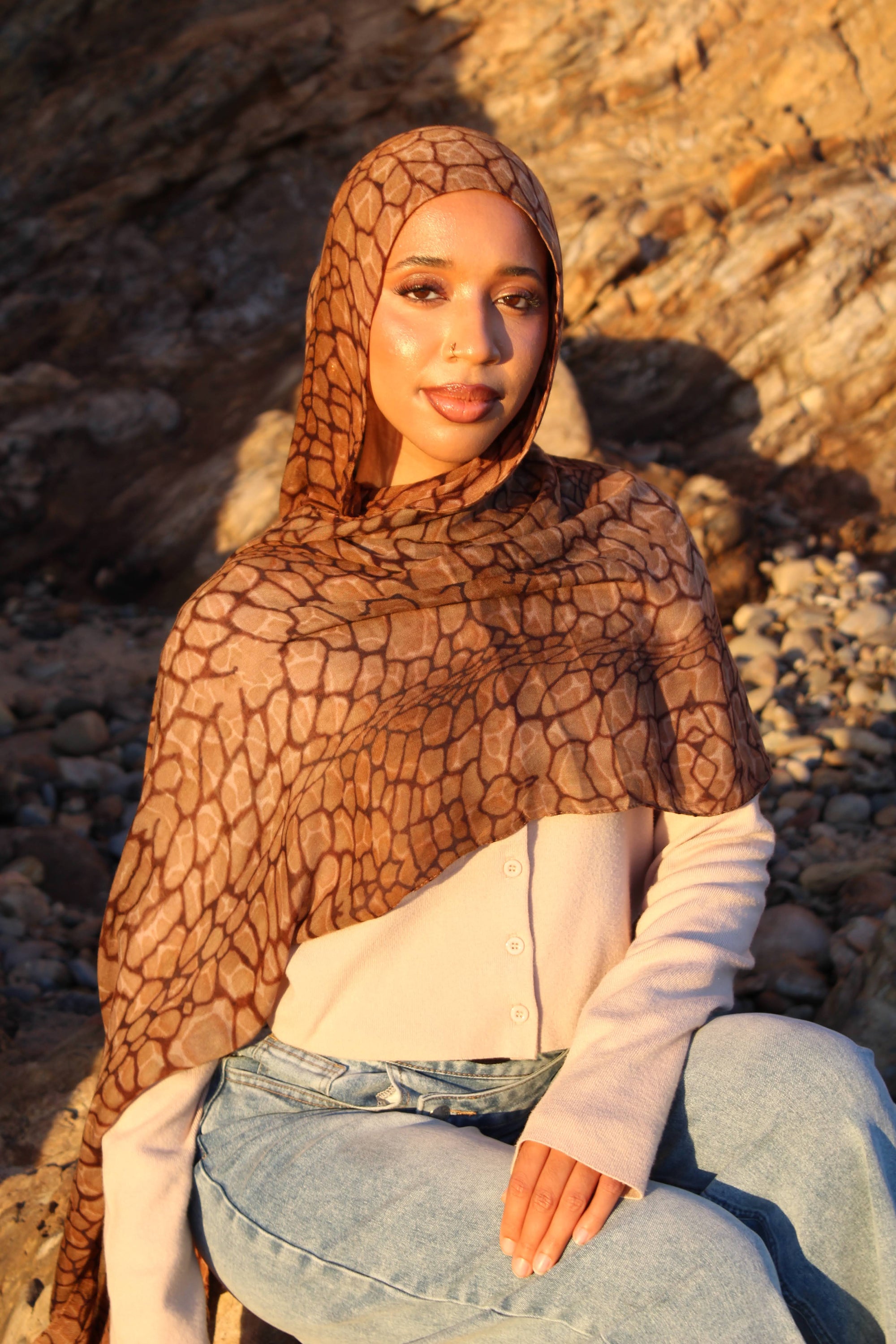 Brown Everglade Scarf