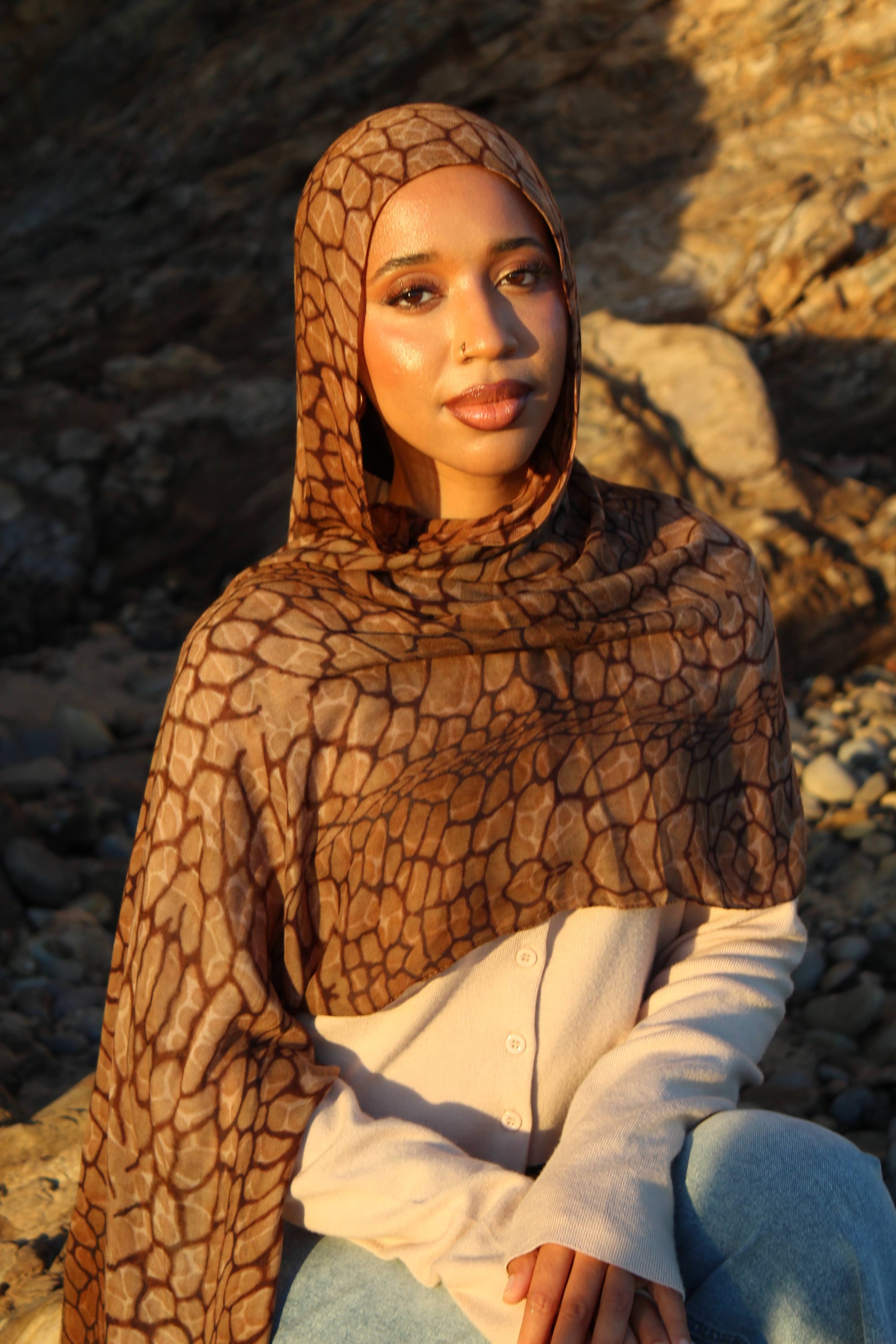 Brown Everglade Scarf