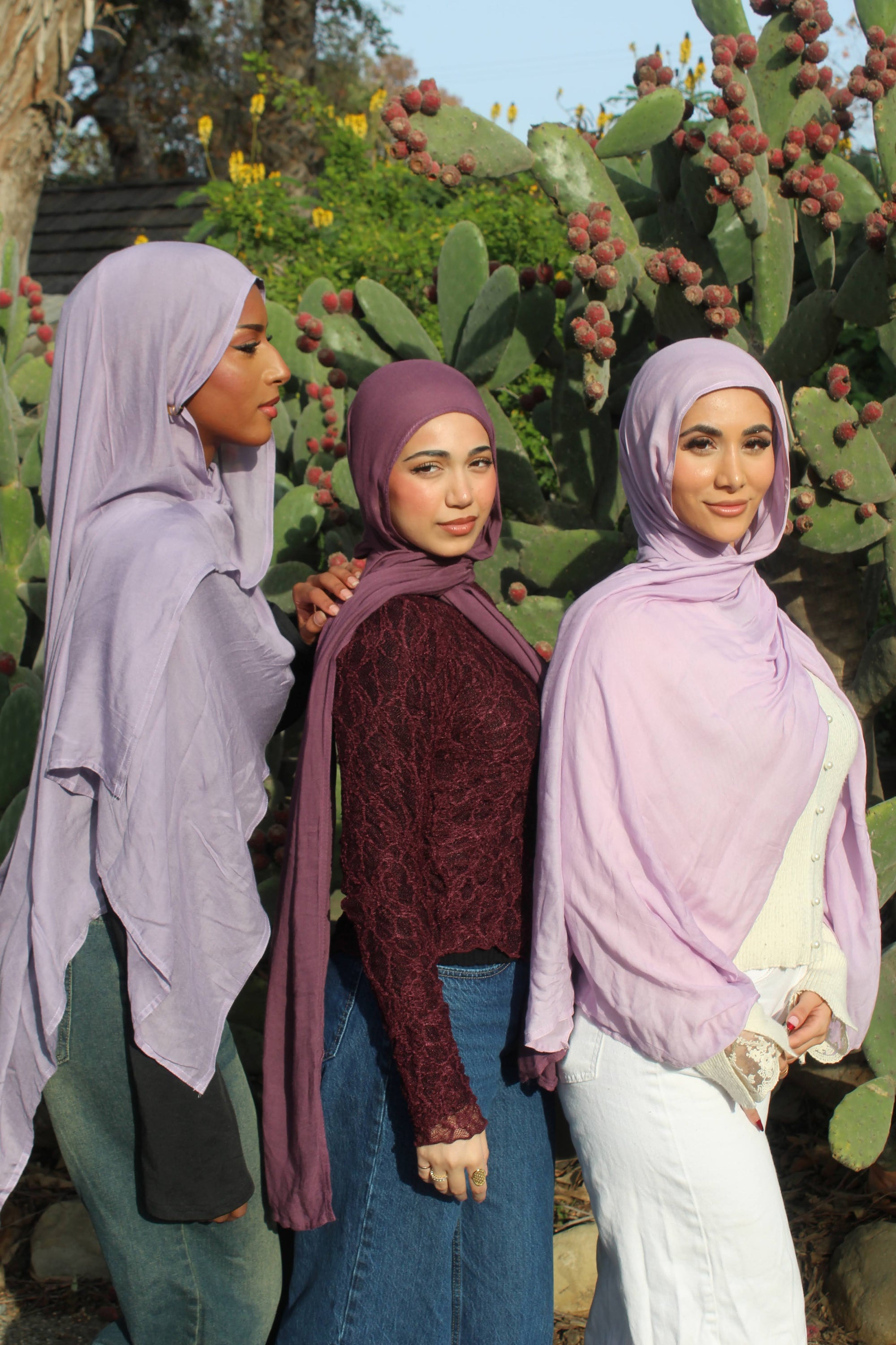 Lavender Lilac Scarf