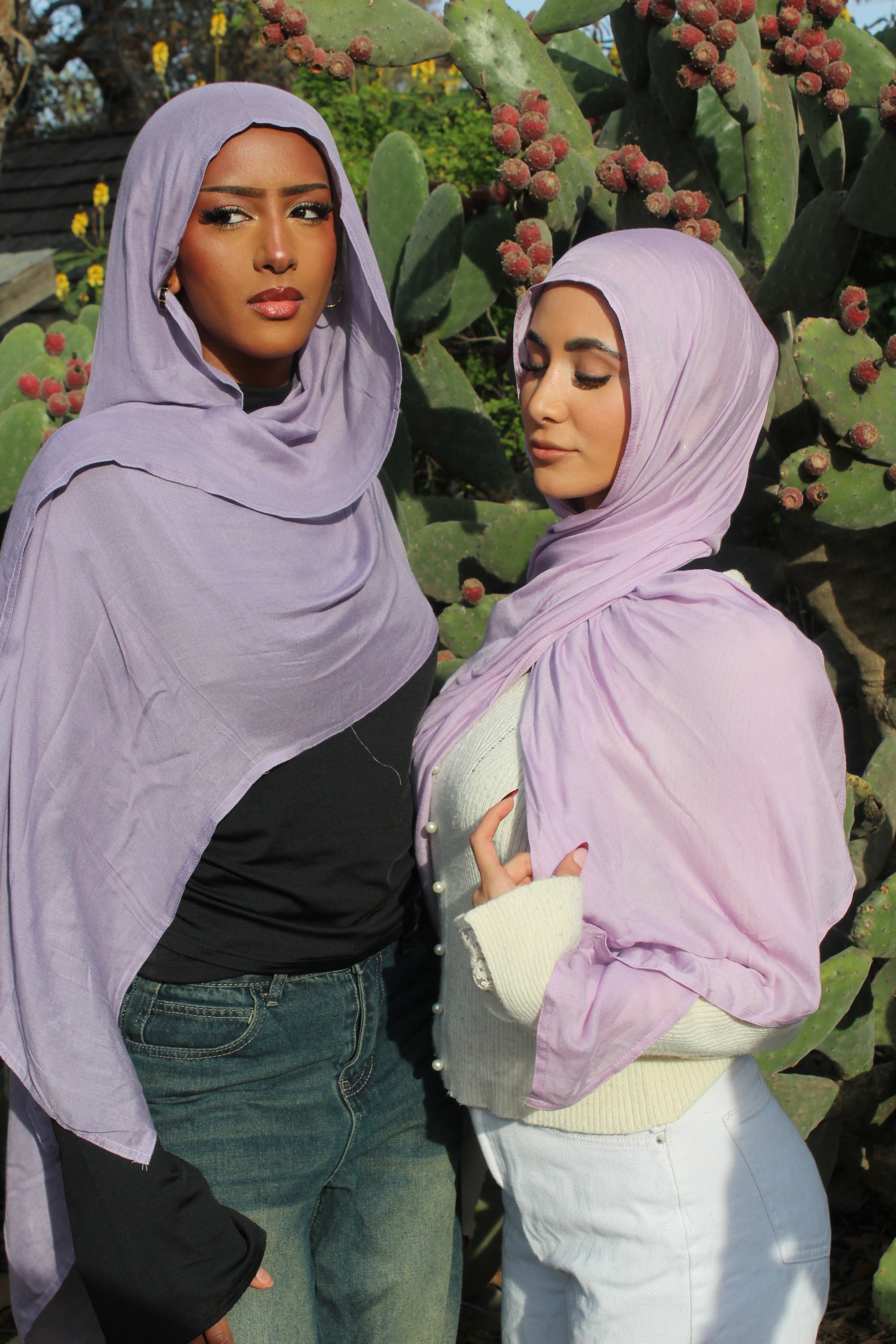 Lavender Lilac Scarf