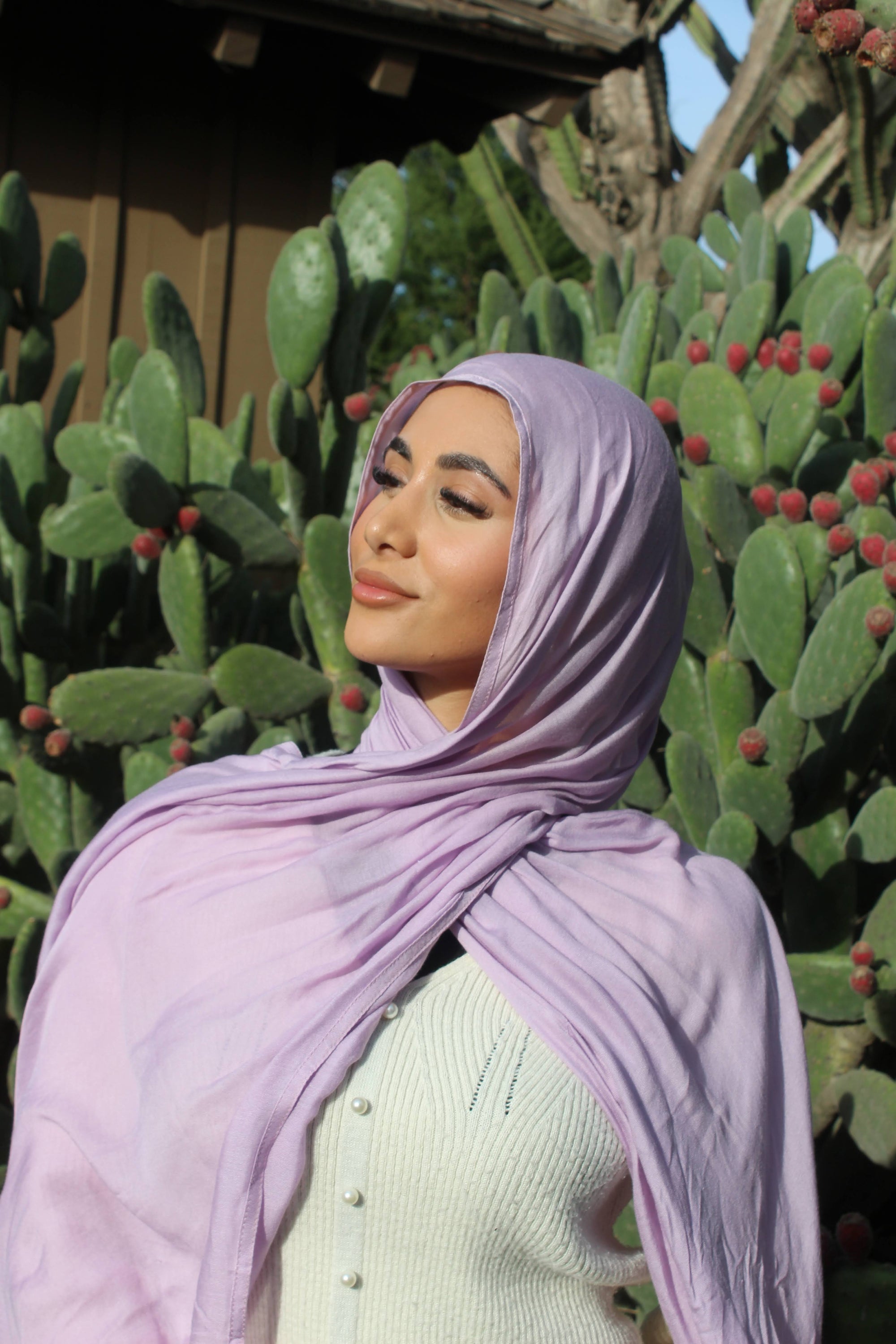 Lavender Lilac Scarf