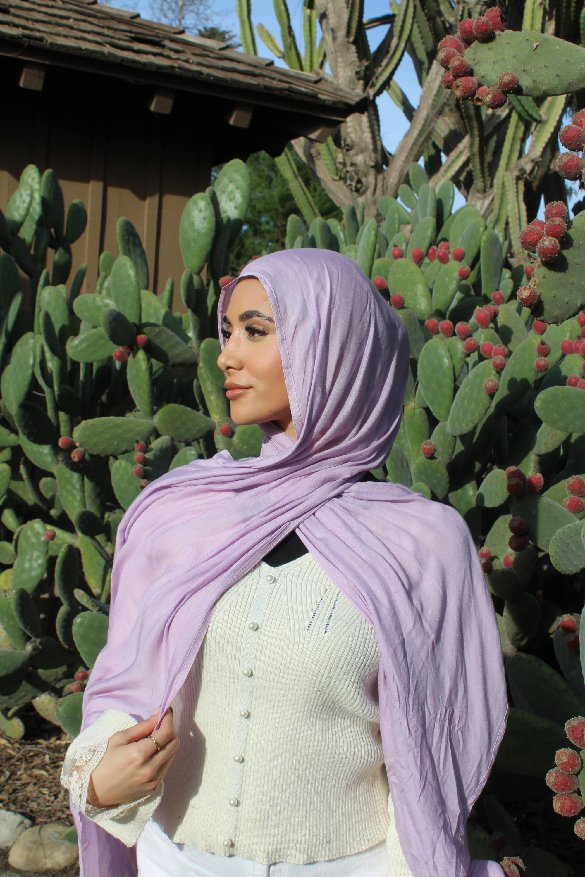 Lavender Lilac Scarf