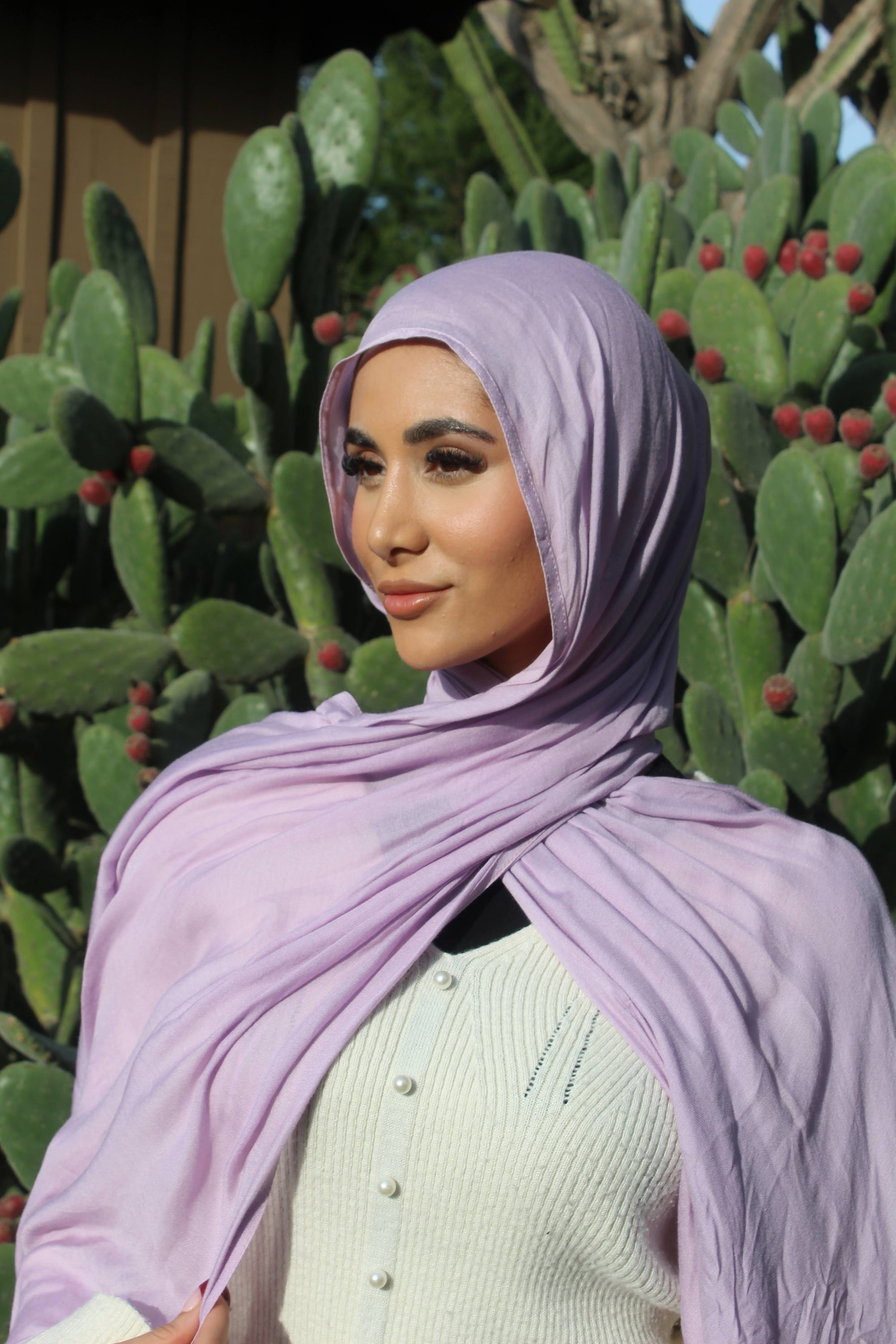 Lavender Lilac Scarf