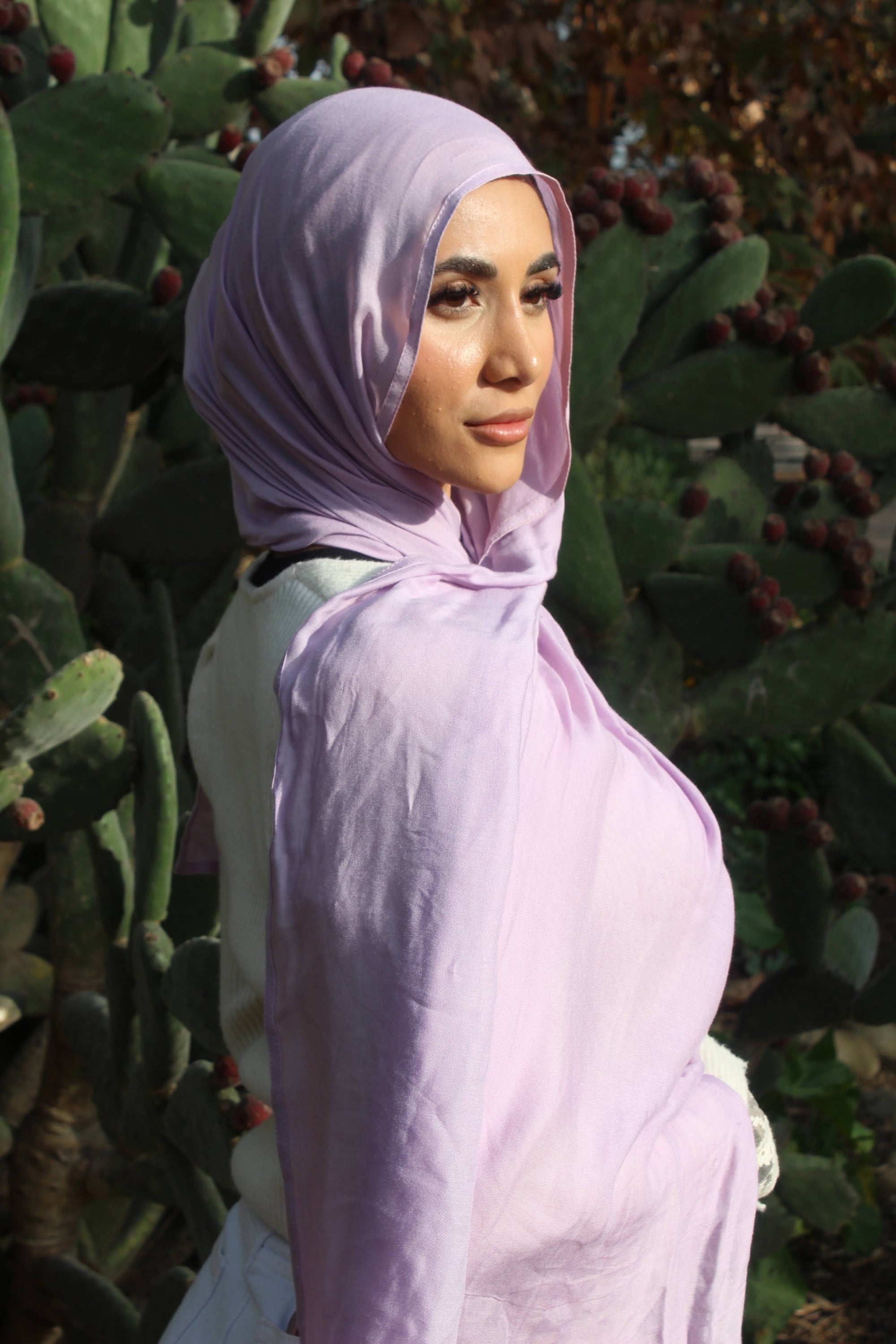 Lavender Lilac Scarf