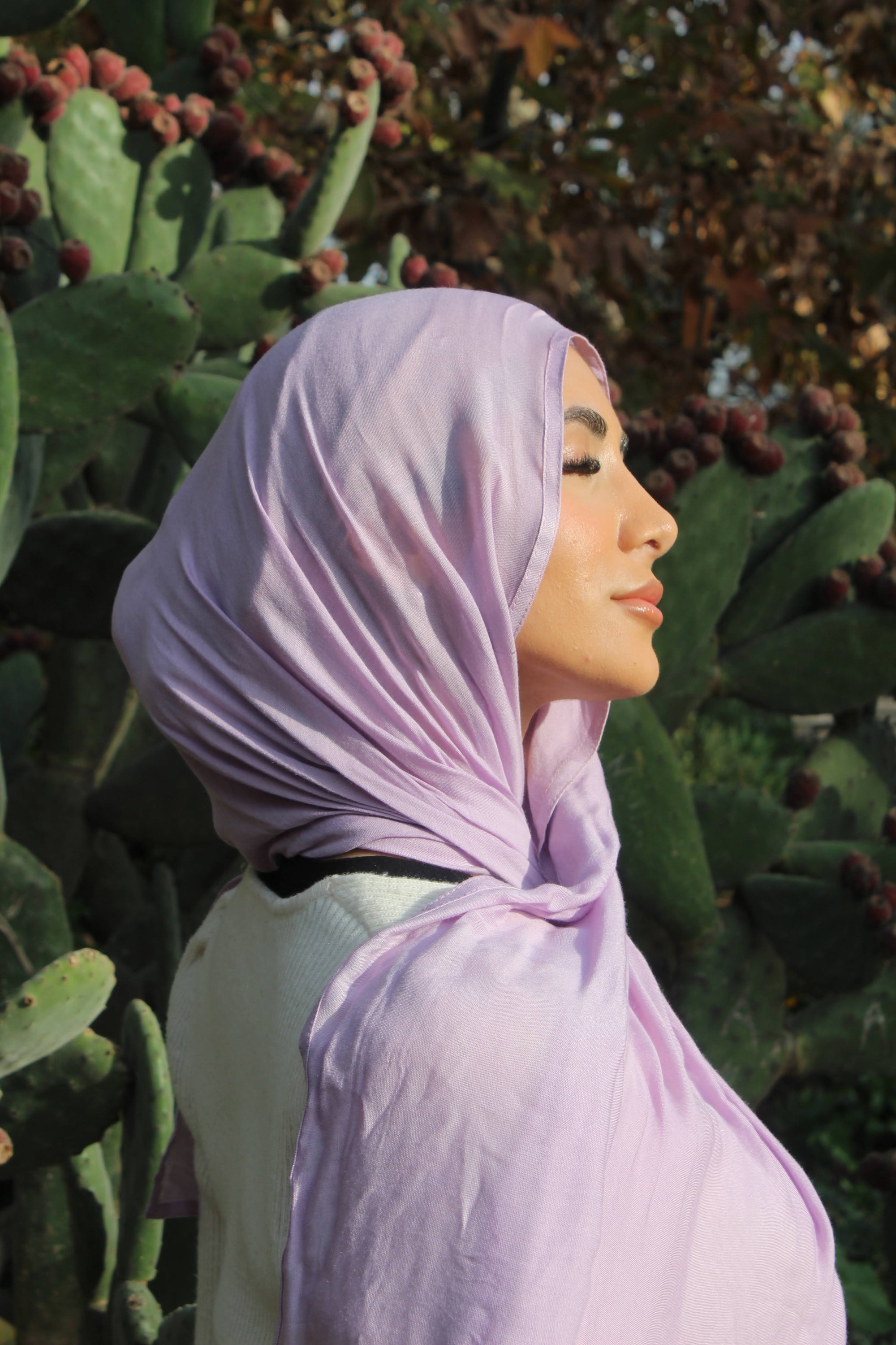 Lavender Lilac Scarf