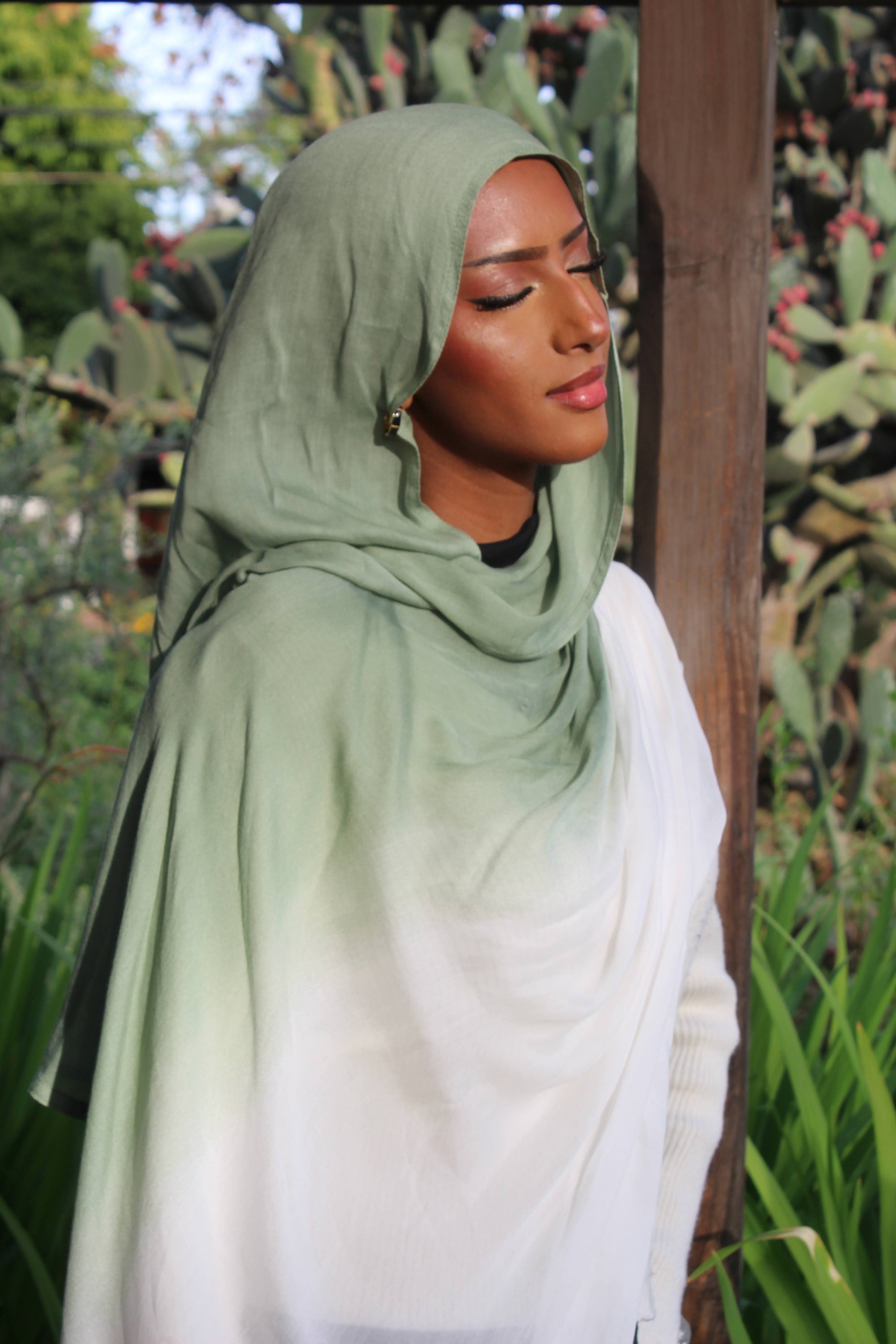 Mist Sage Ombré Scarf