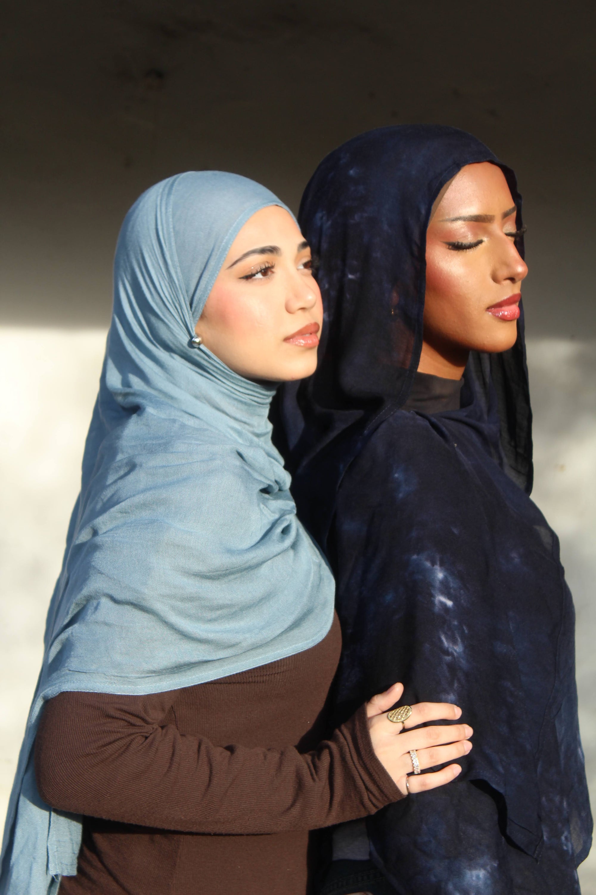 Storm Blue Tiedye Scarf