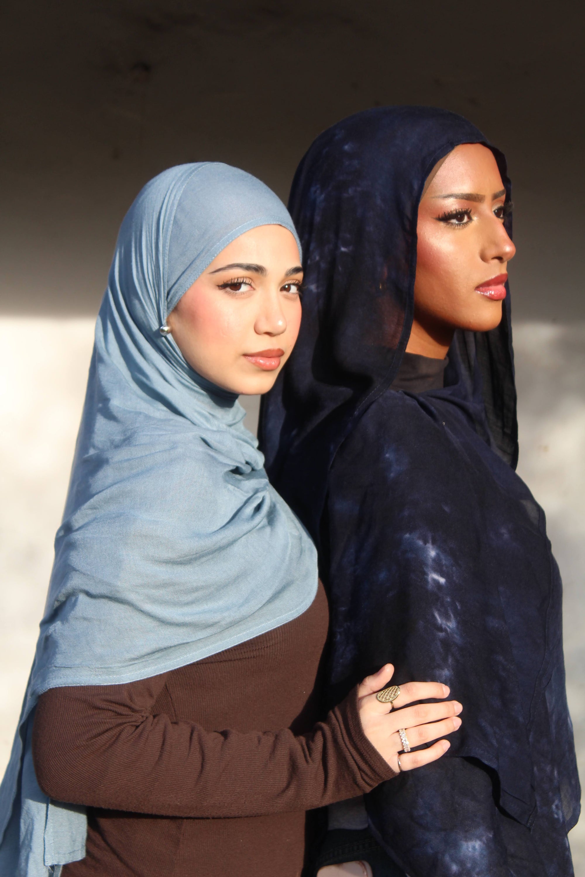 Storm Blue Tiedye Scarf