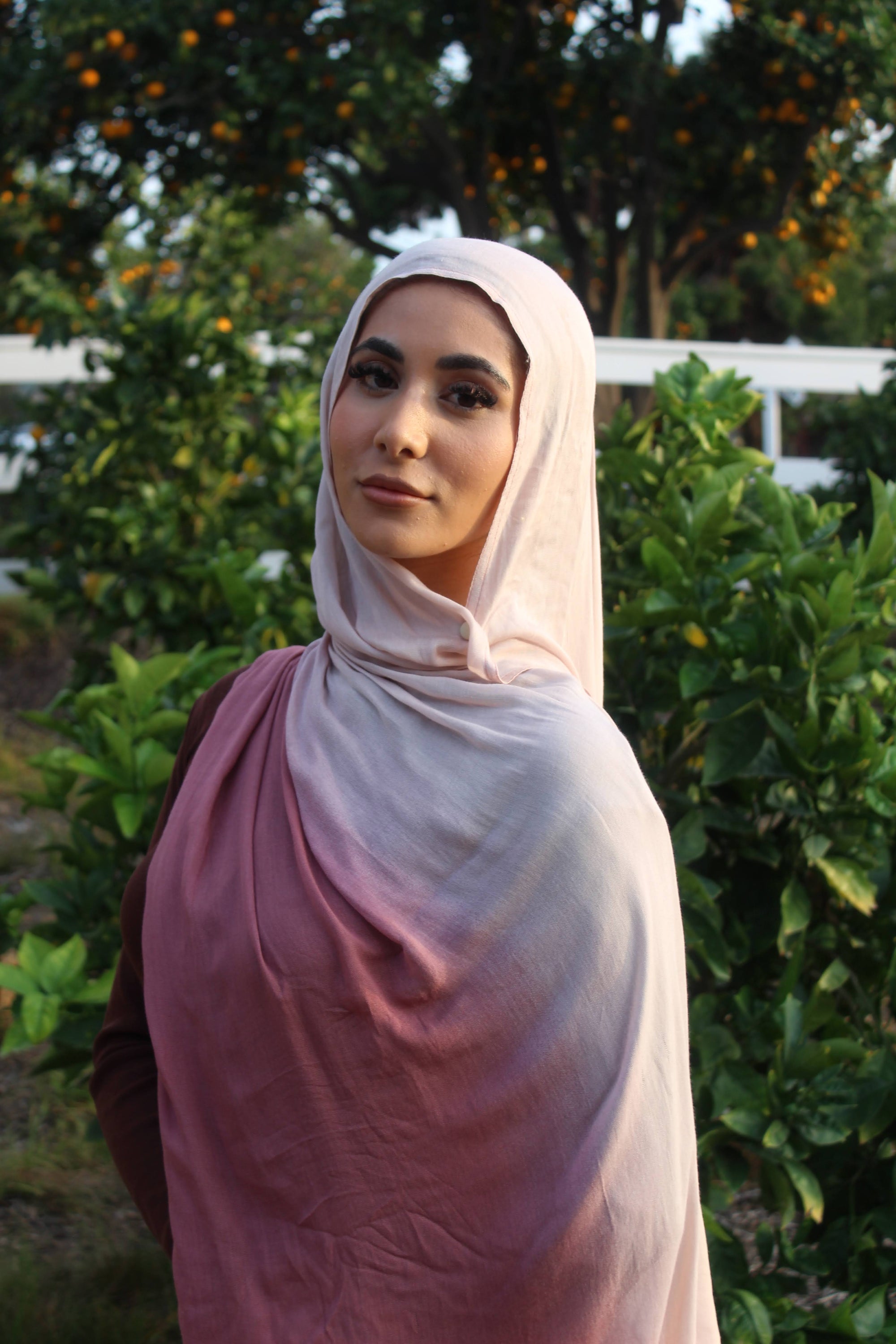 Blush Rose Ombré Scarf