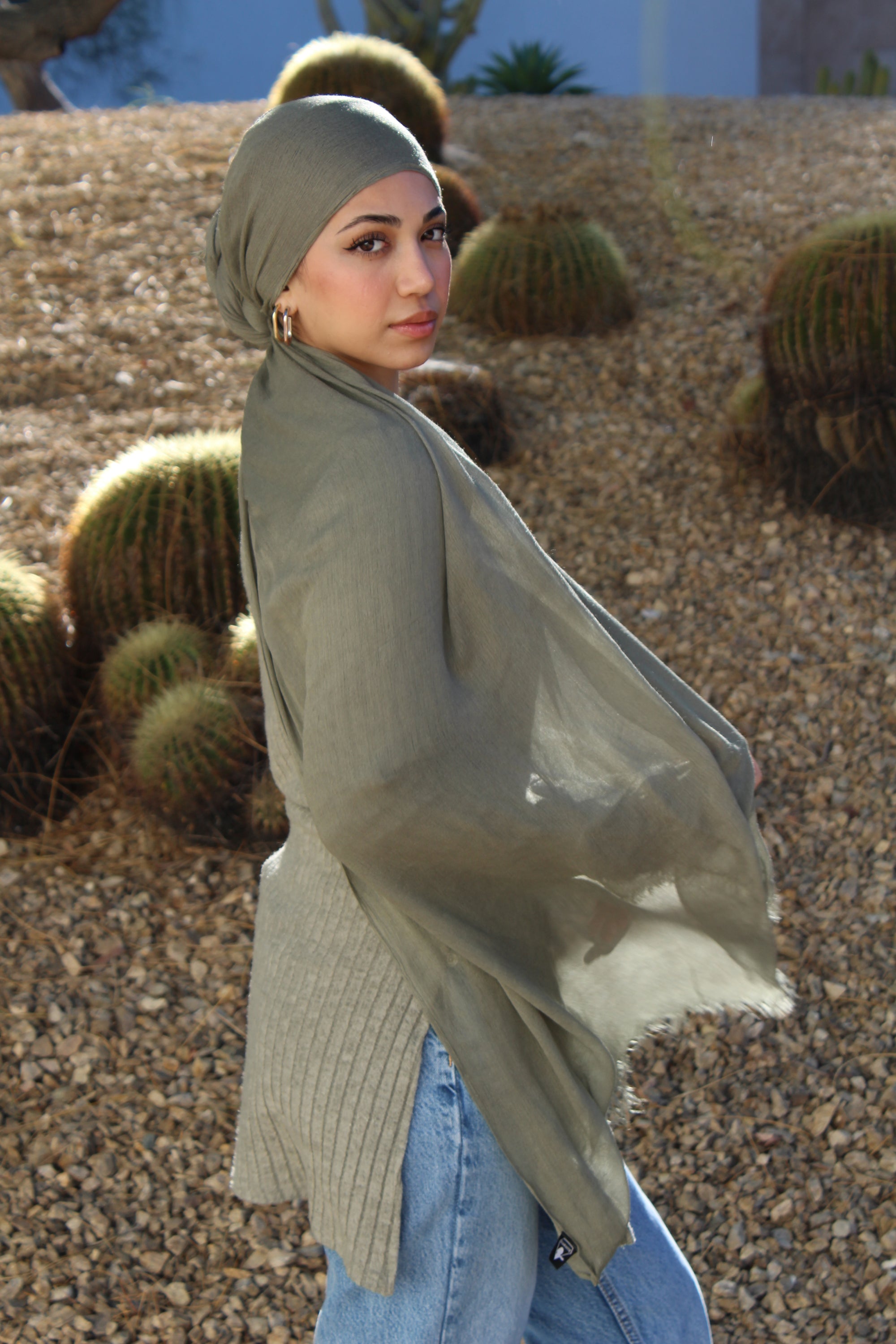 Meadow Sage Green Scarf