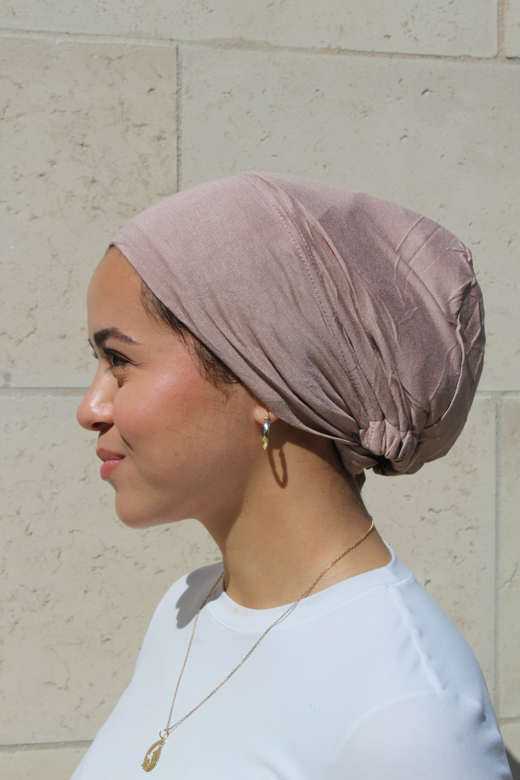 Nude Satin Lined Undercap