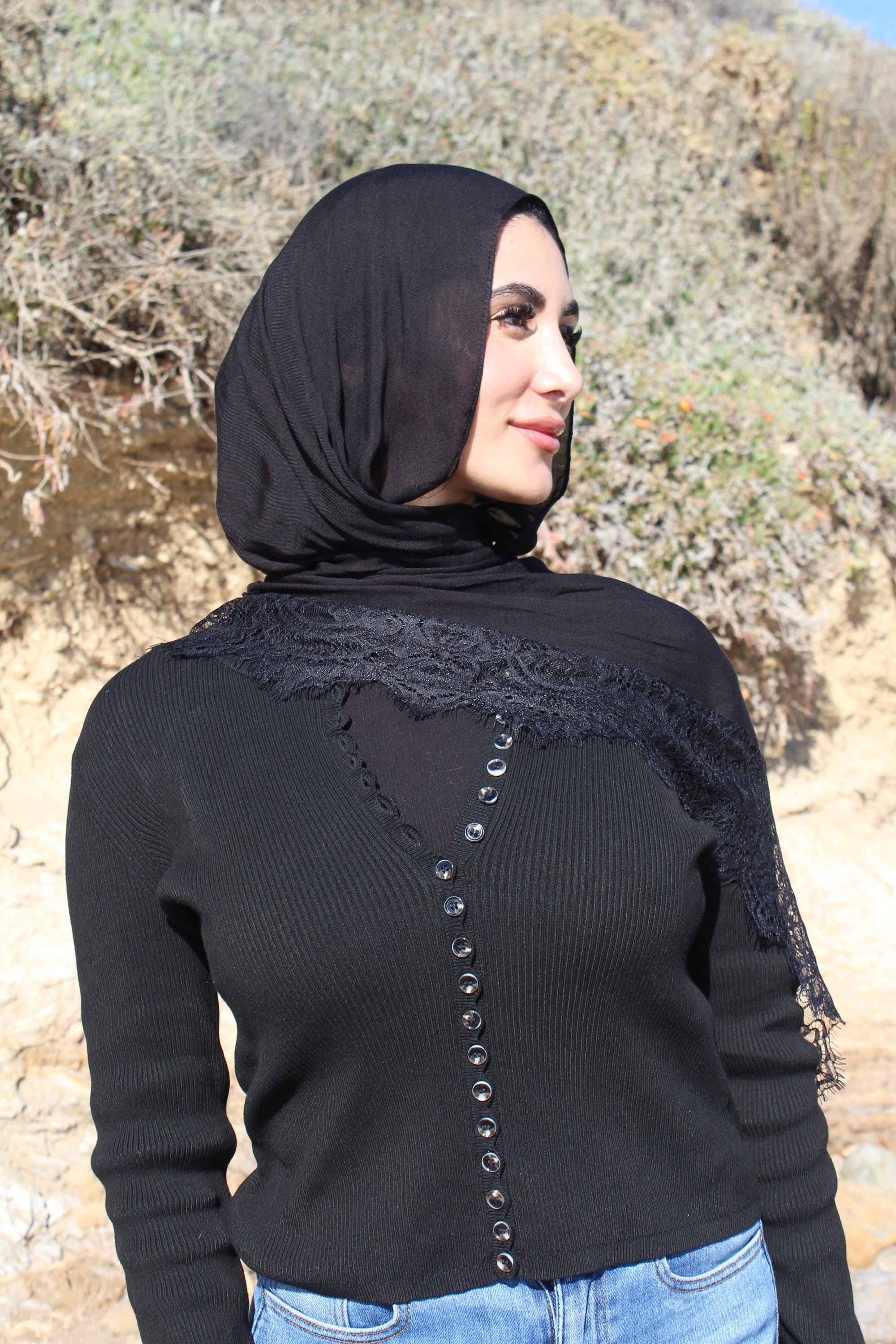 Midnight Black Lace