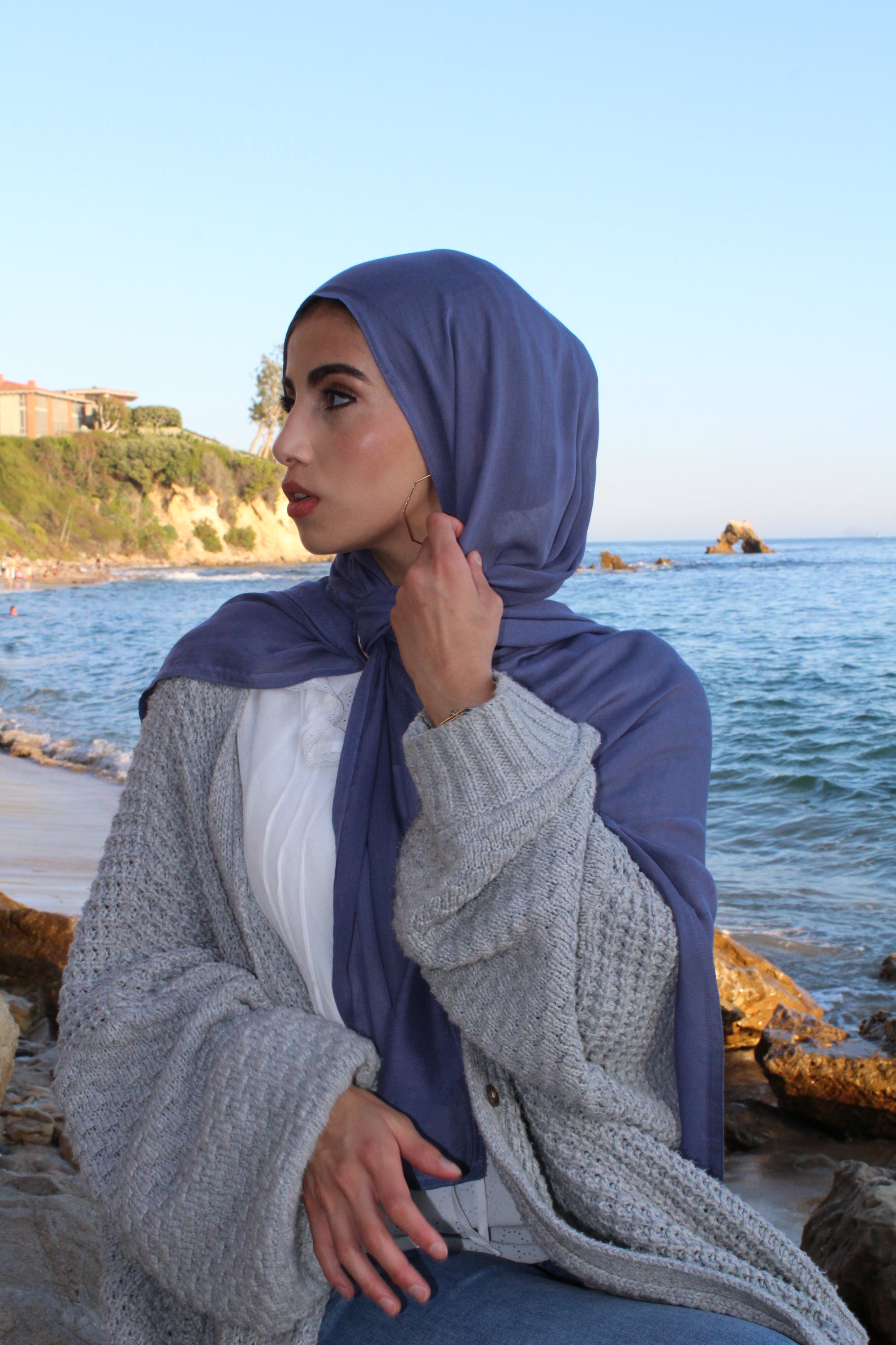 Stone Blue Scarf