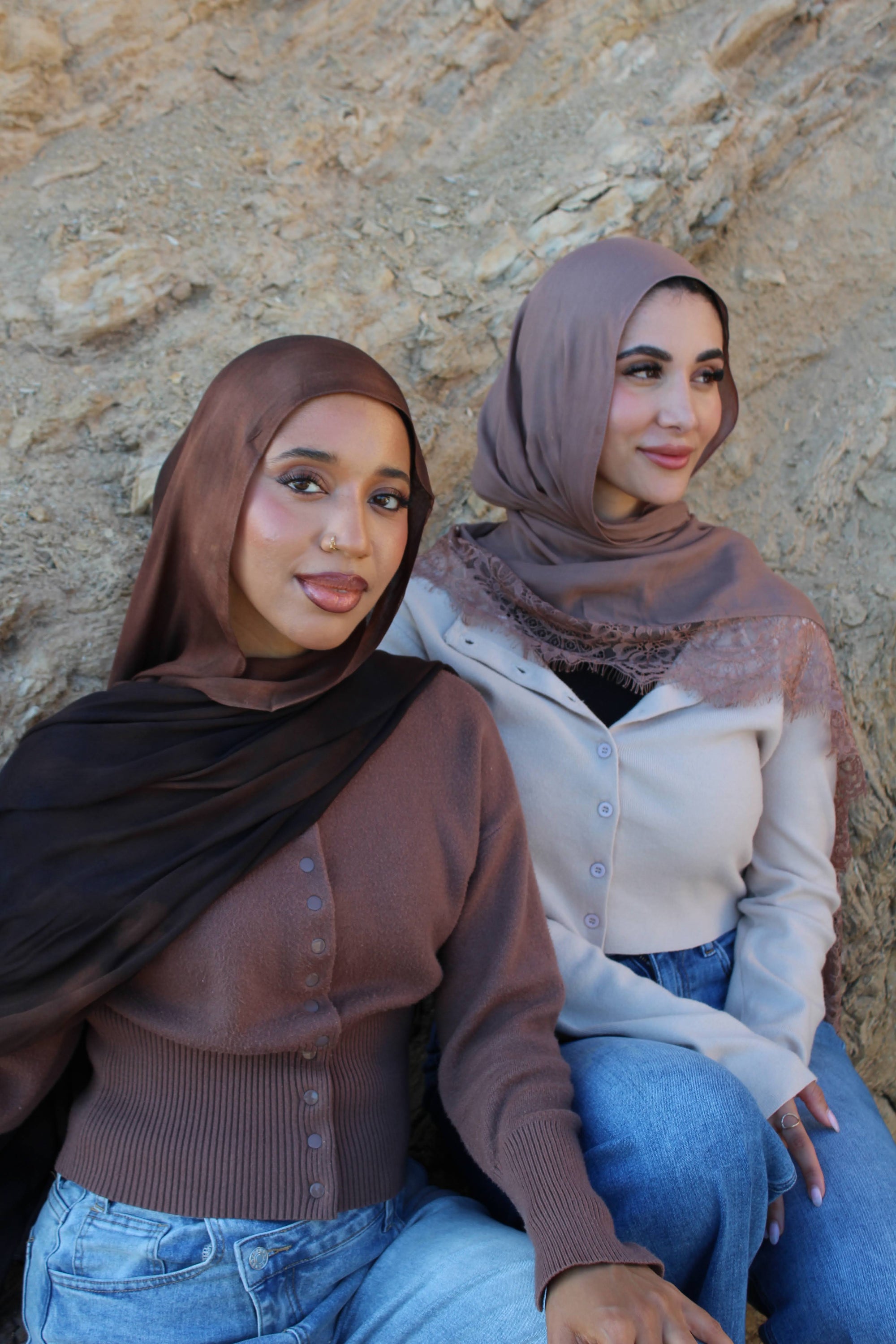 Eclipse Brown Scarf