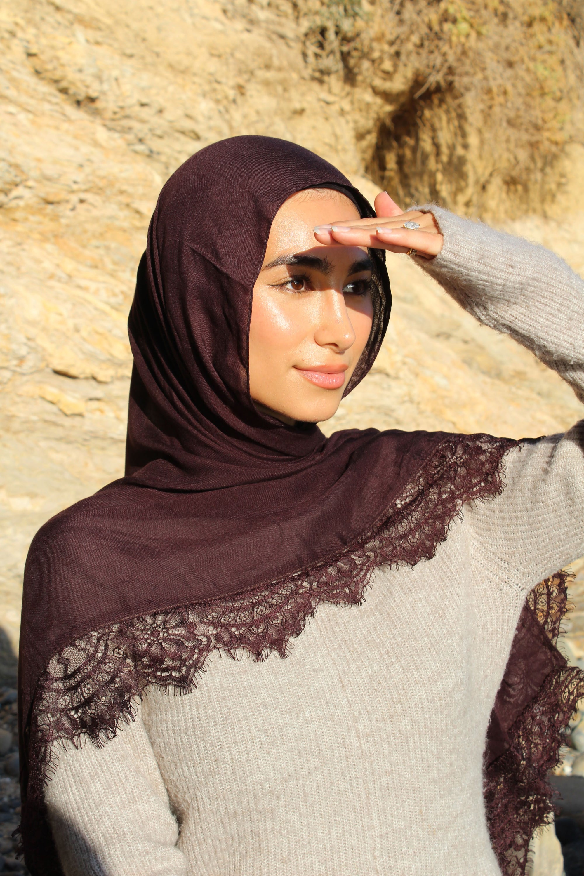Mulberry Purple Lace