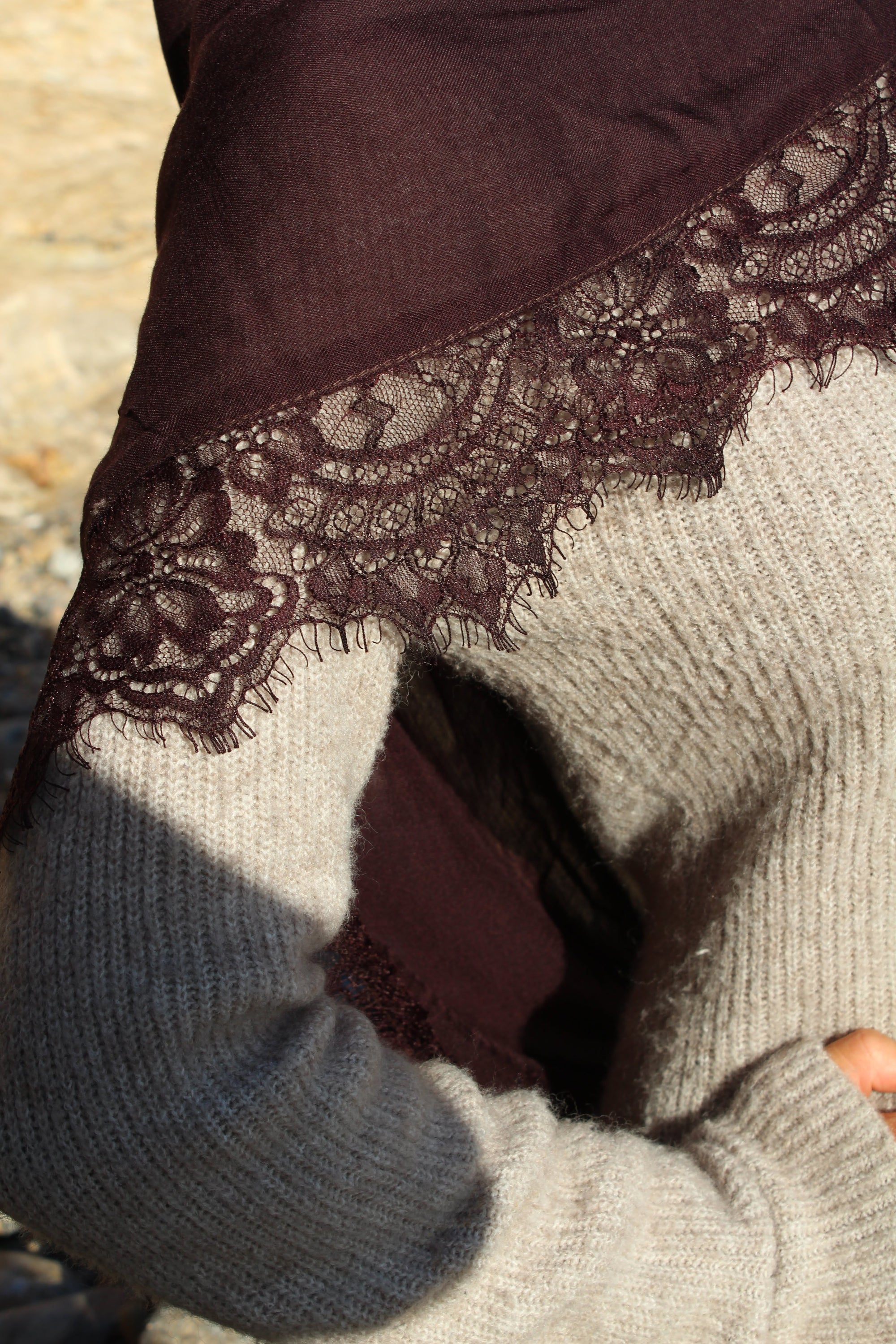 Mulberry Purple Lace