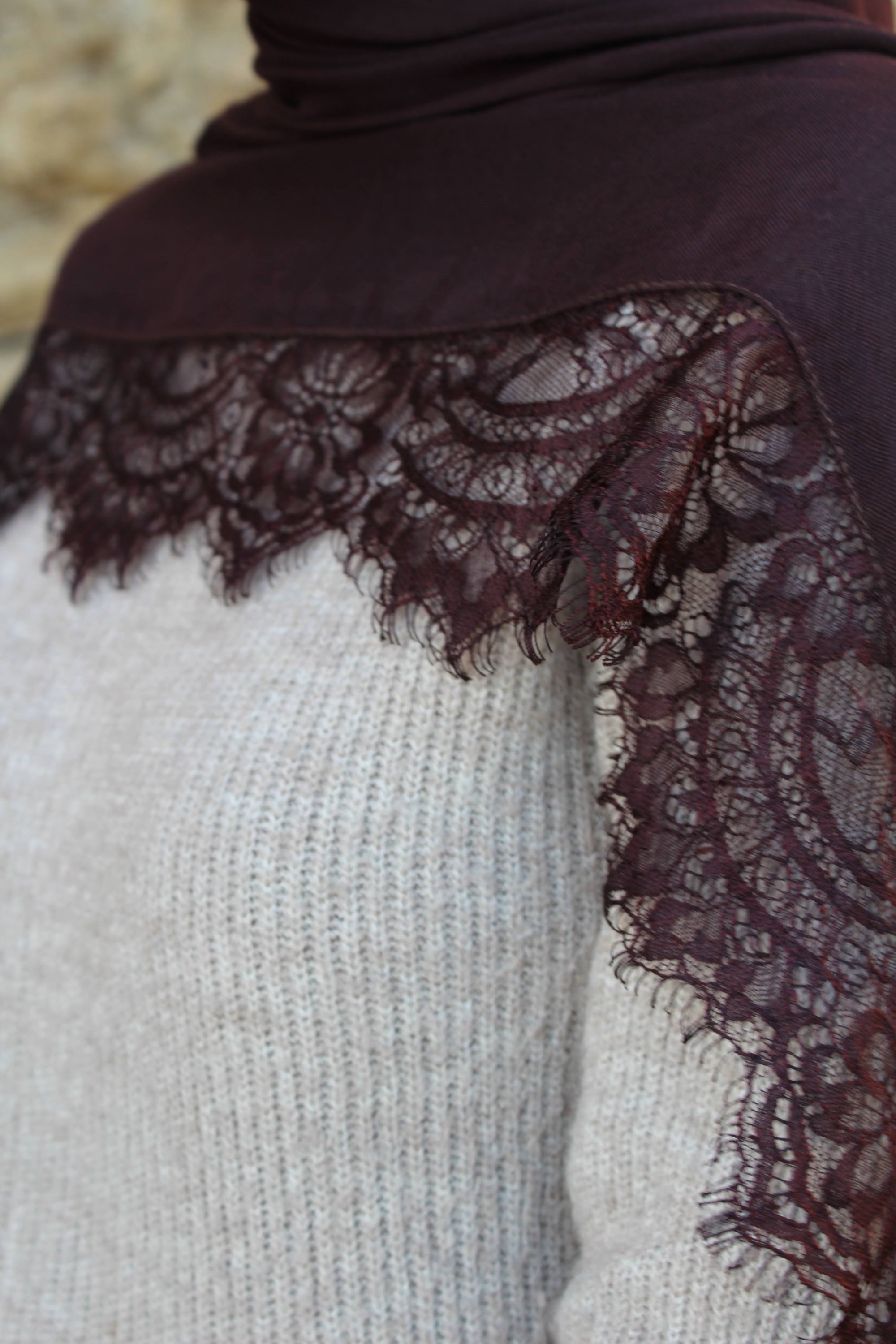 Mulberry Purple Lace