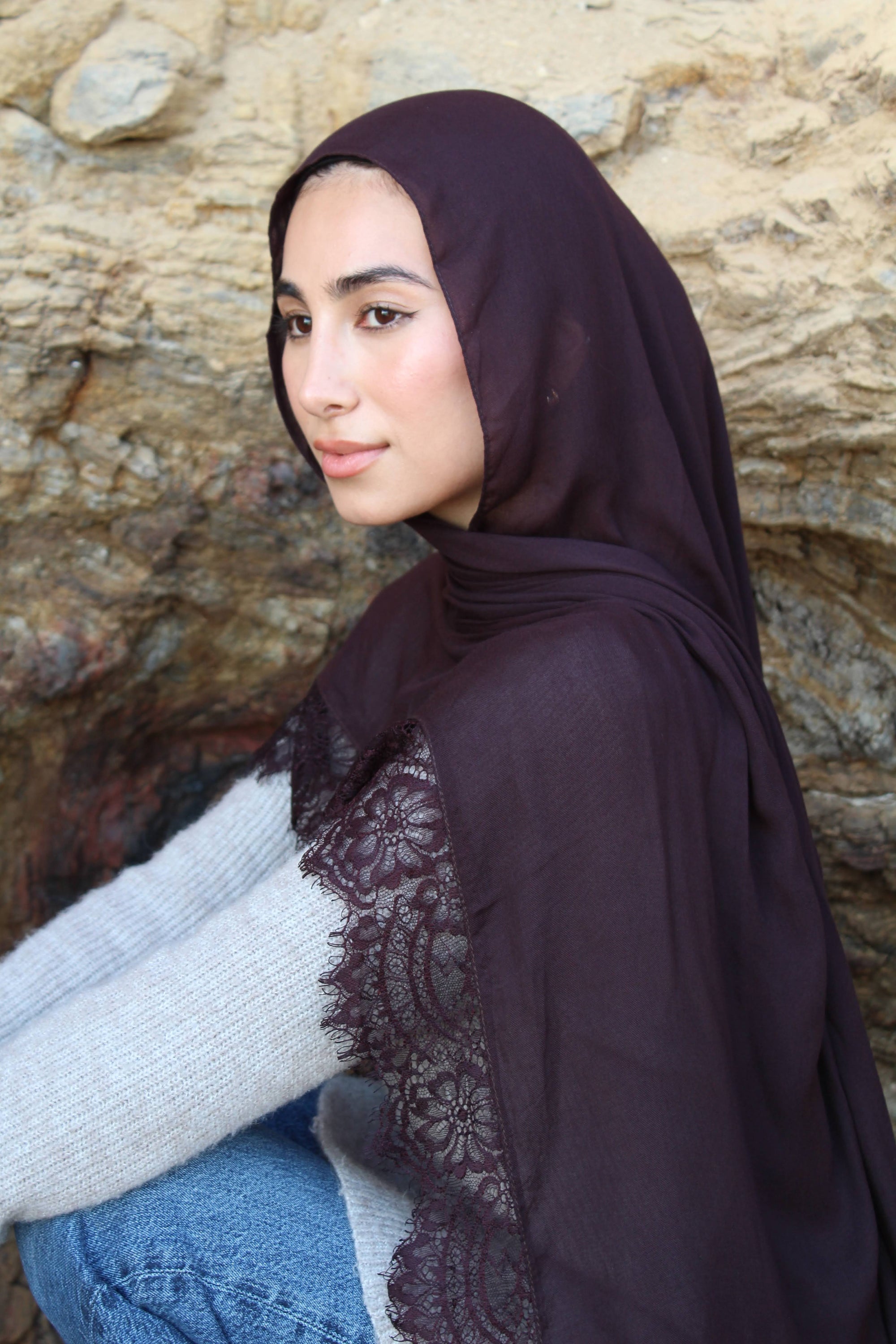 Mulberry Purple Lace