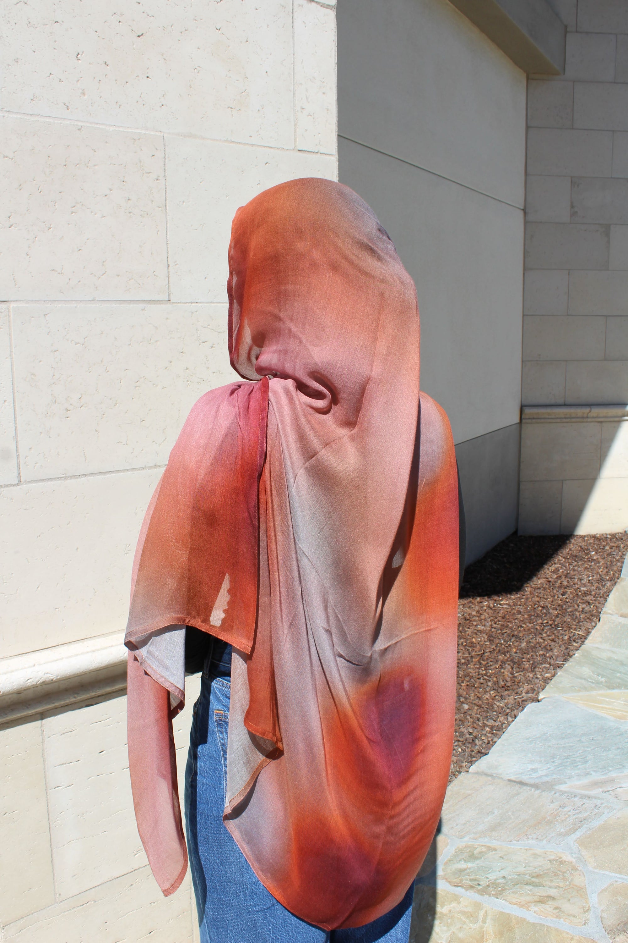Burnt Blossom Scarf