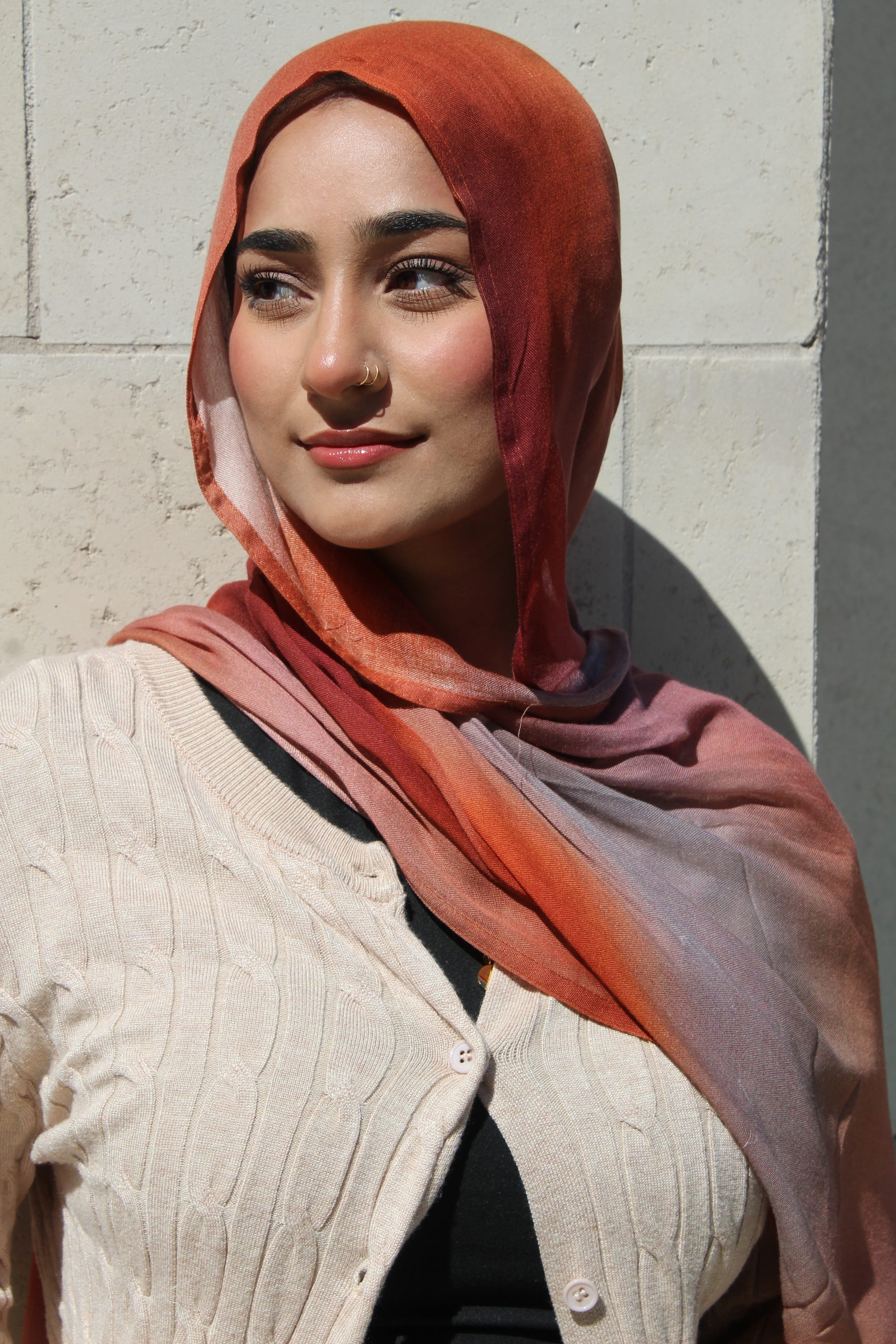 Burnt Blossom Scarf