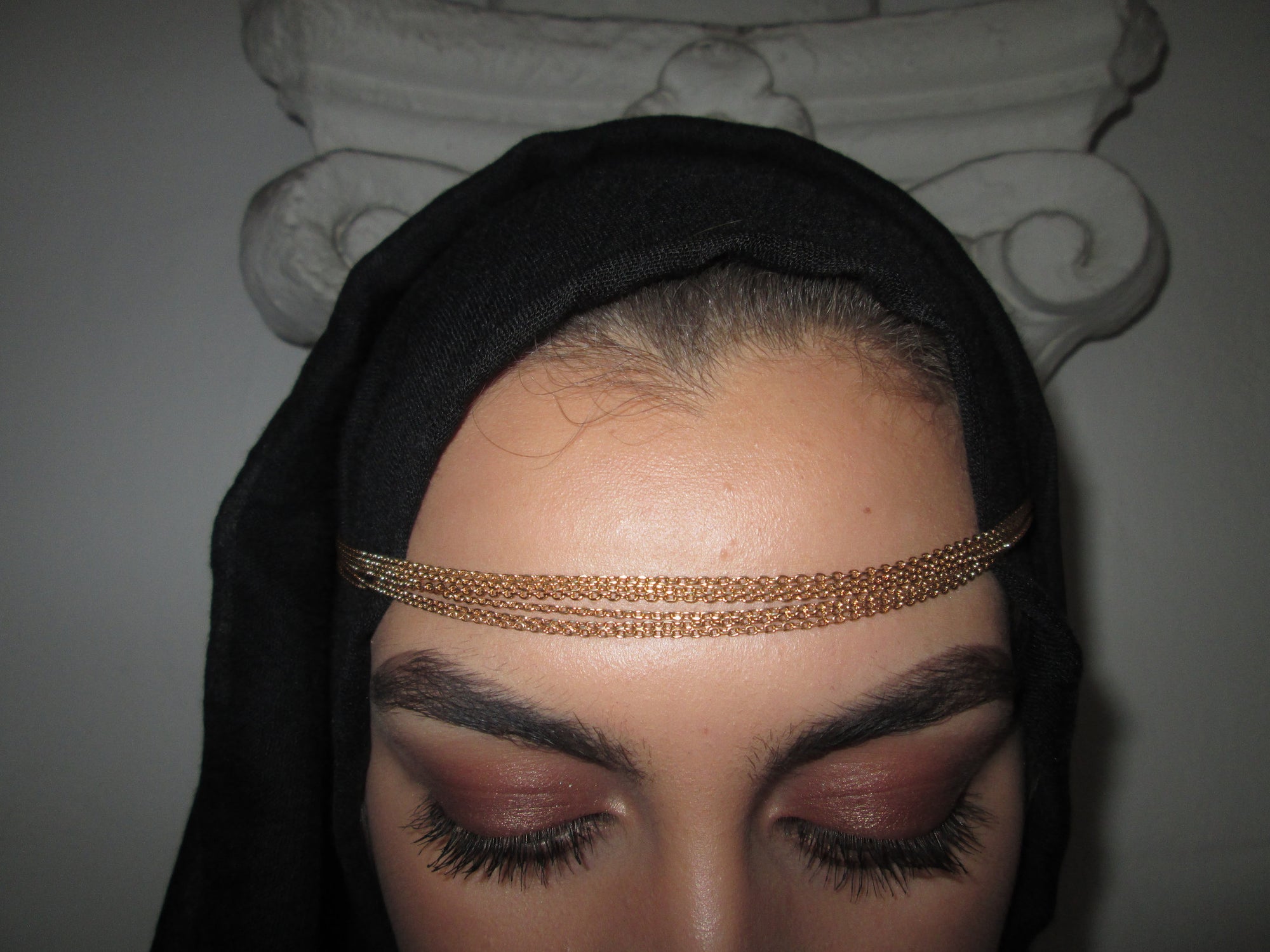 Gold Chain Head Piece