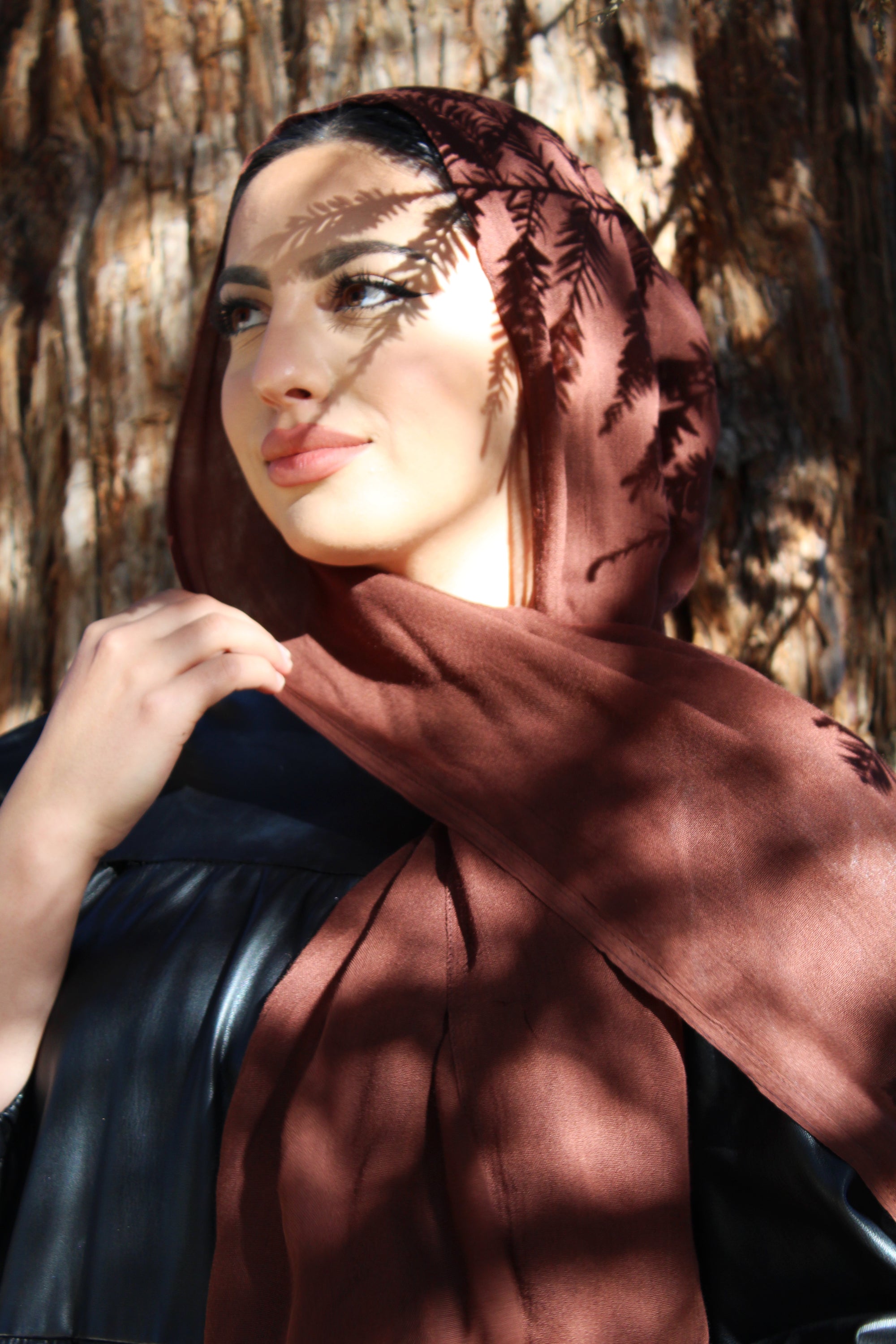 Date Brown Scarf